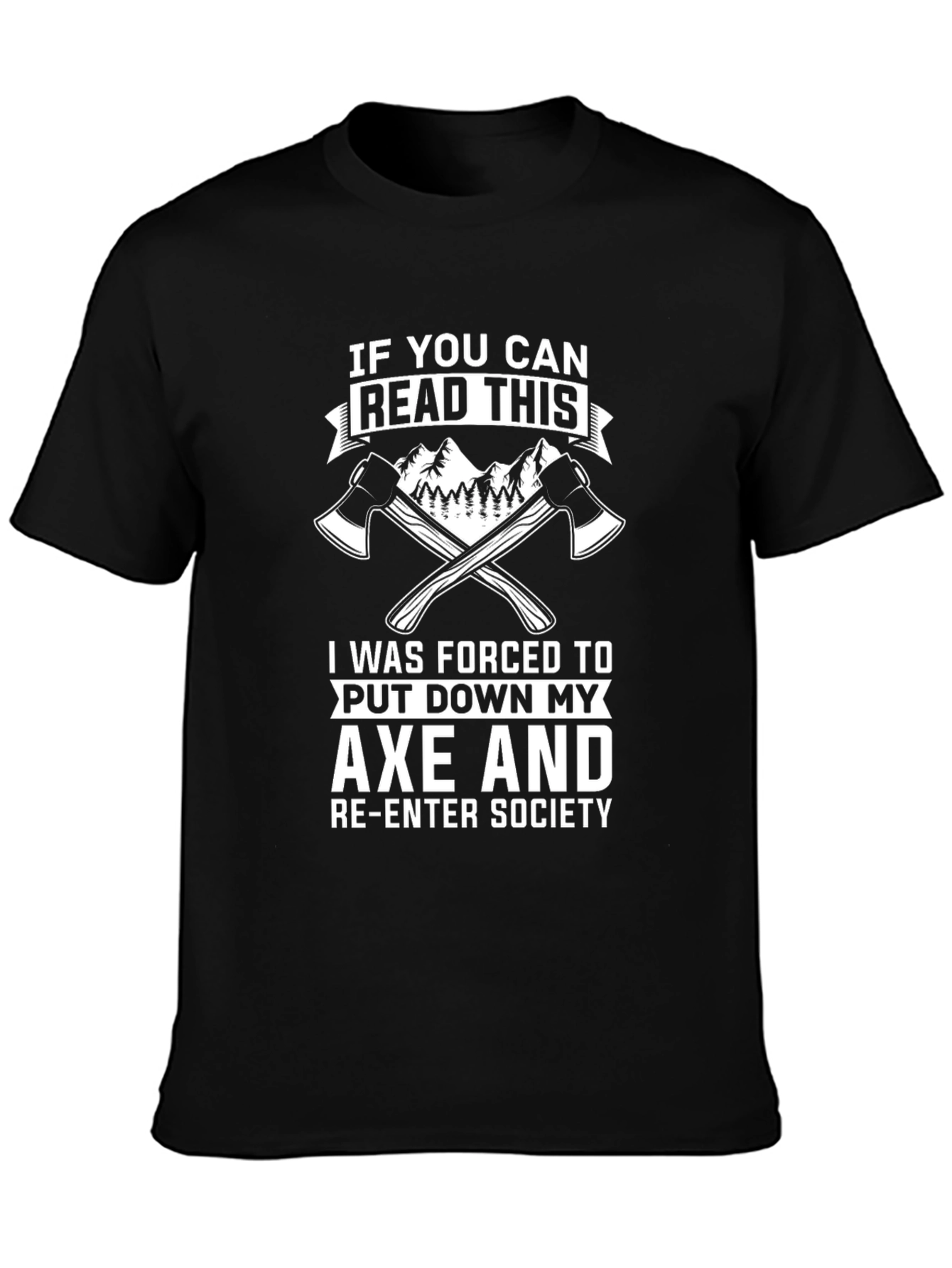 Funny Axe Lumberjack T-Shirt