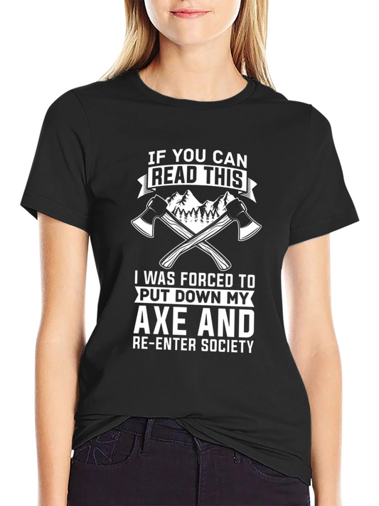 Funny Axe Lumberjack T-Shirt