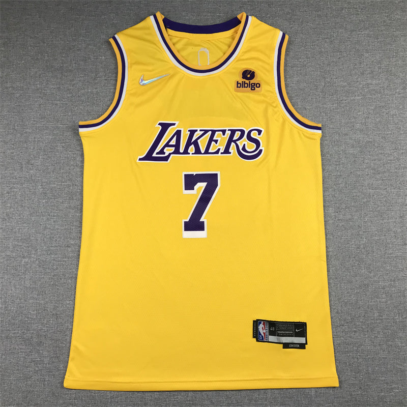 Men's Los Angeles Lakers Carmelo Anthony Gold 2021/22 Fast Break Replica Jerseys