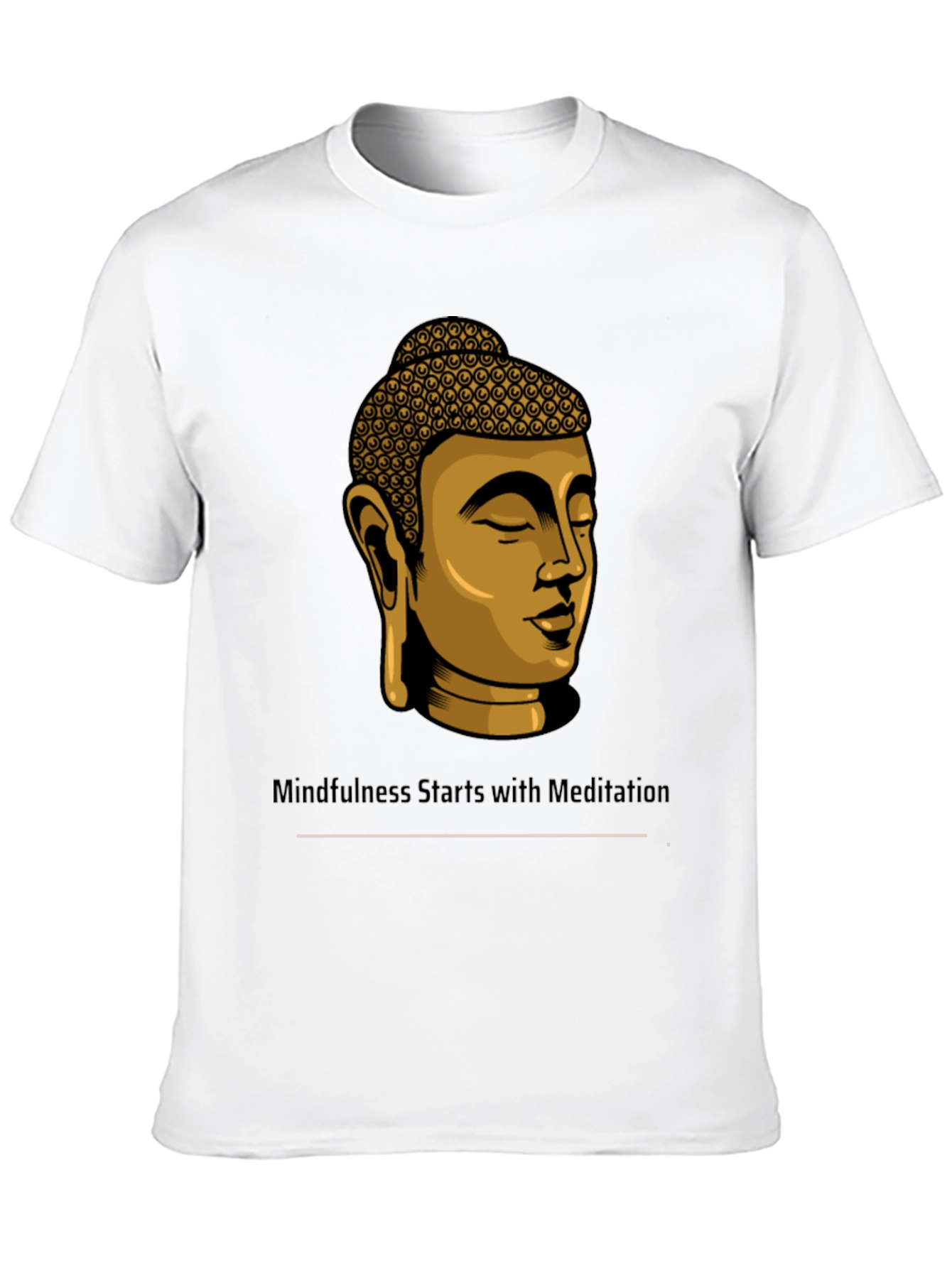 Mindfulness Buddha T-Shirt - Meditation Starts Within