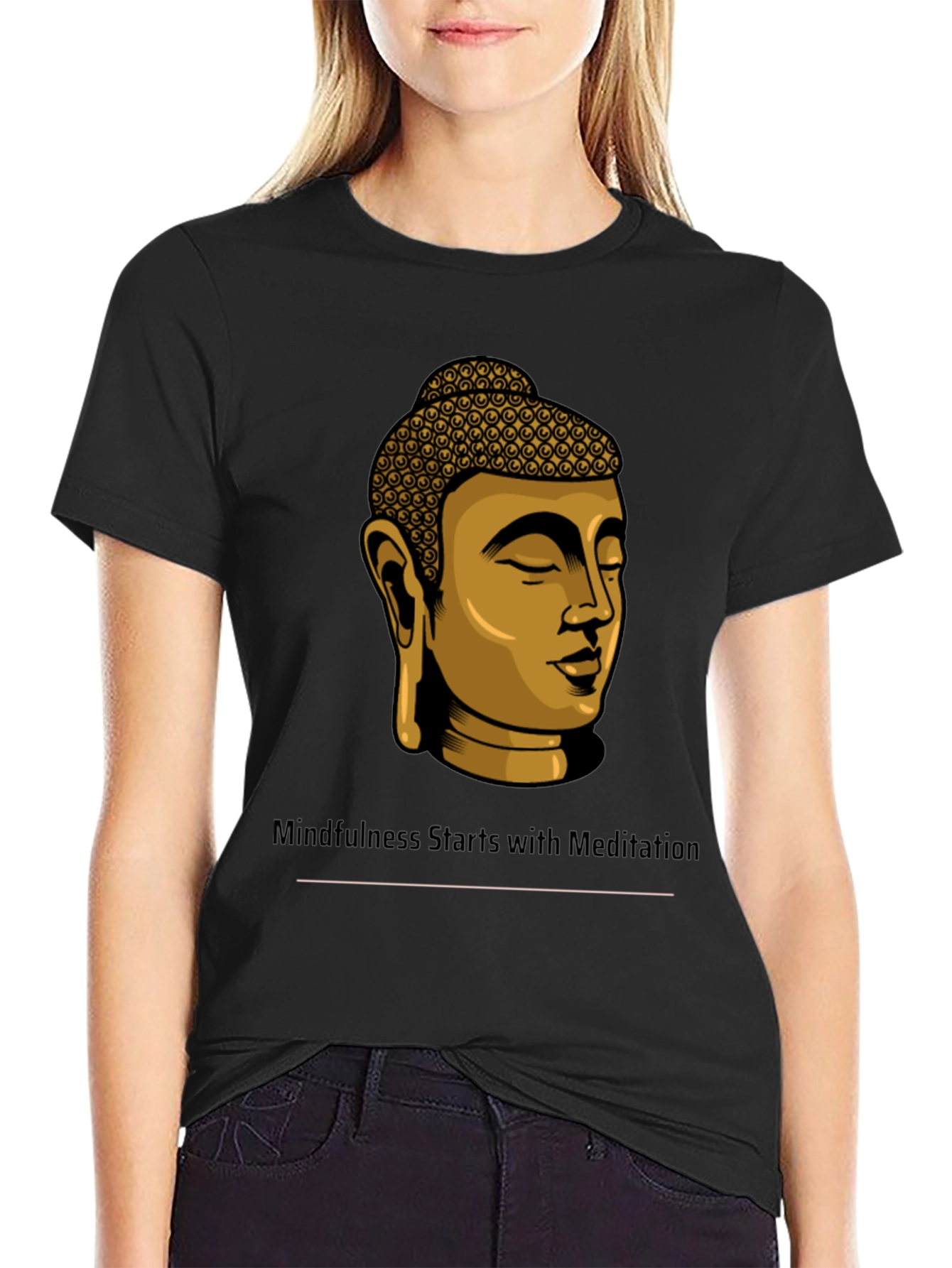 Mindfulness Buddha T-Shirt - Meditation Starts Within