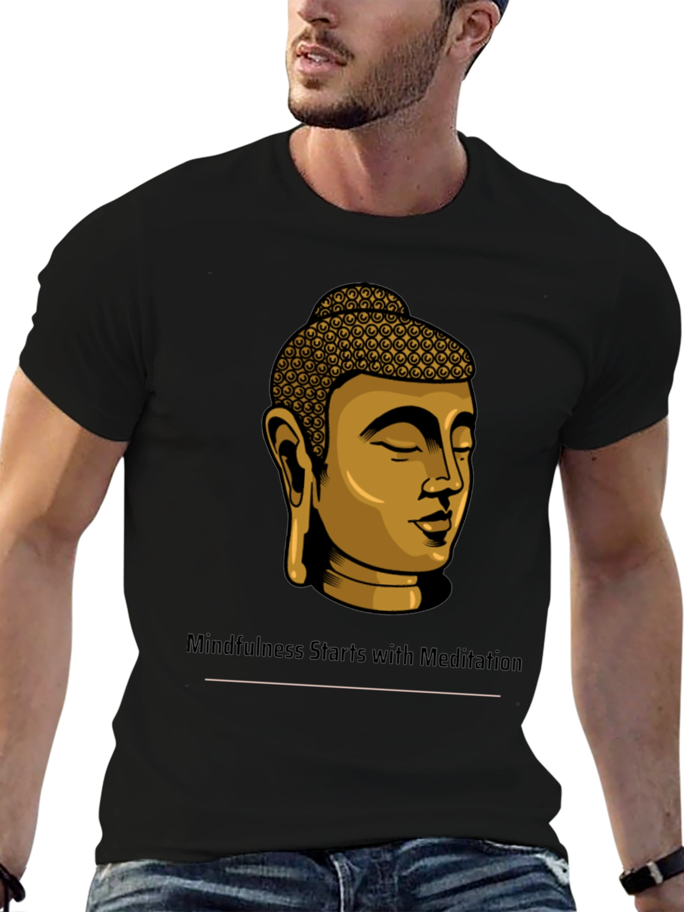 Mindfulness Buddha T-Shirt - Meditation Starts Within