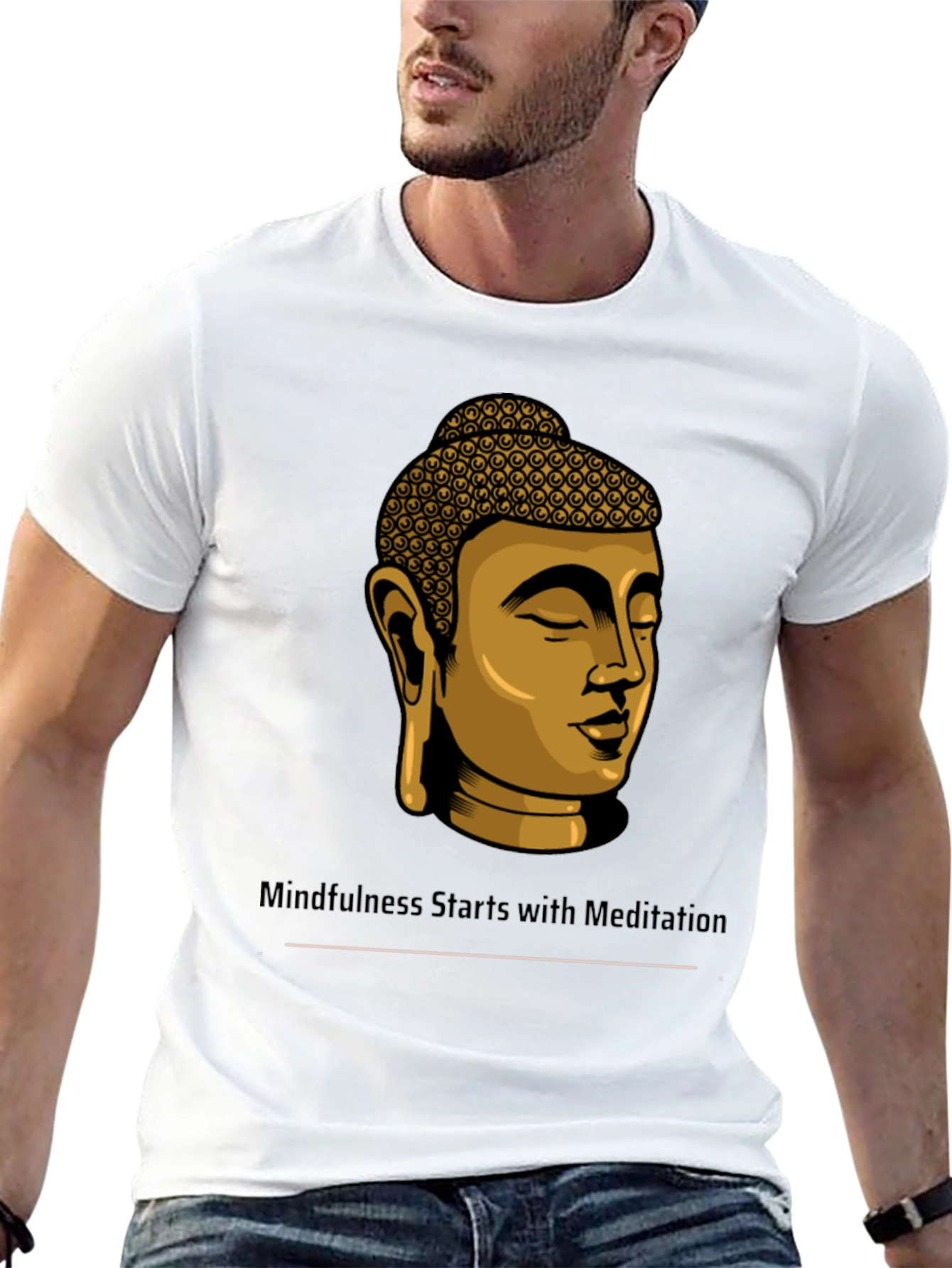 Mindfulness Buddha T-Shirt - Meditation Starts Within
