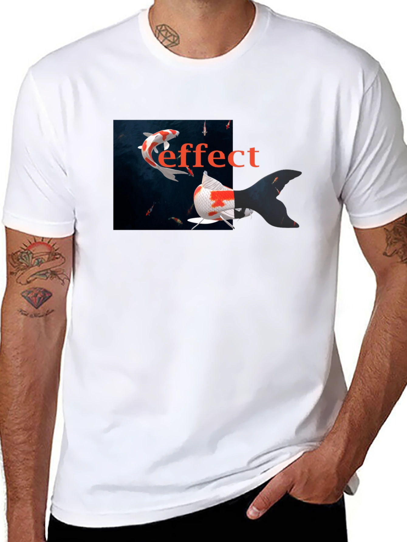 Koi Fish Effect T-Shirt