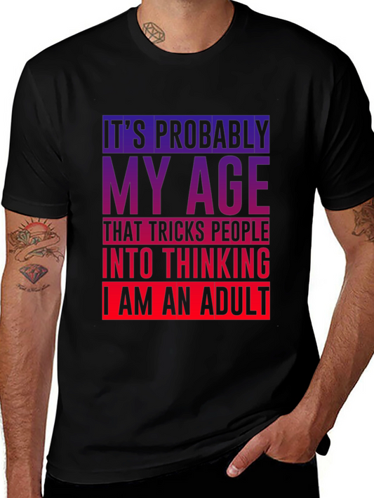 Funny My Age Graphic T-Shirt