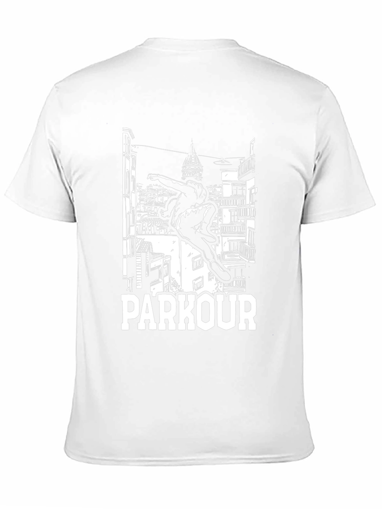 Parkour T-Shirt: Urban Acrobatics Black Tee