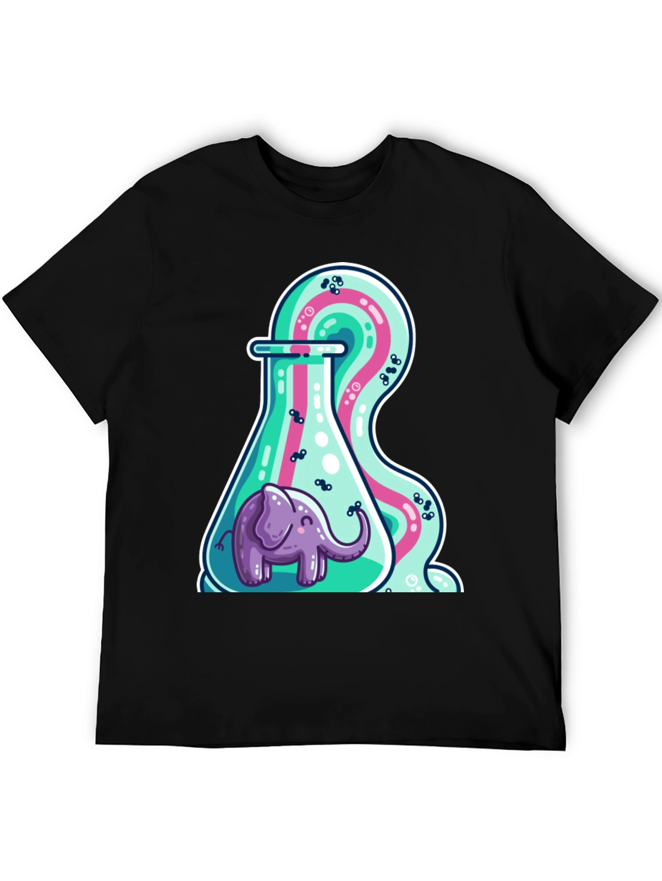 Elephant in Flask Graphic Tee