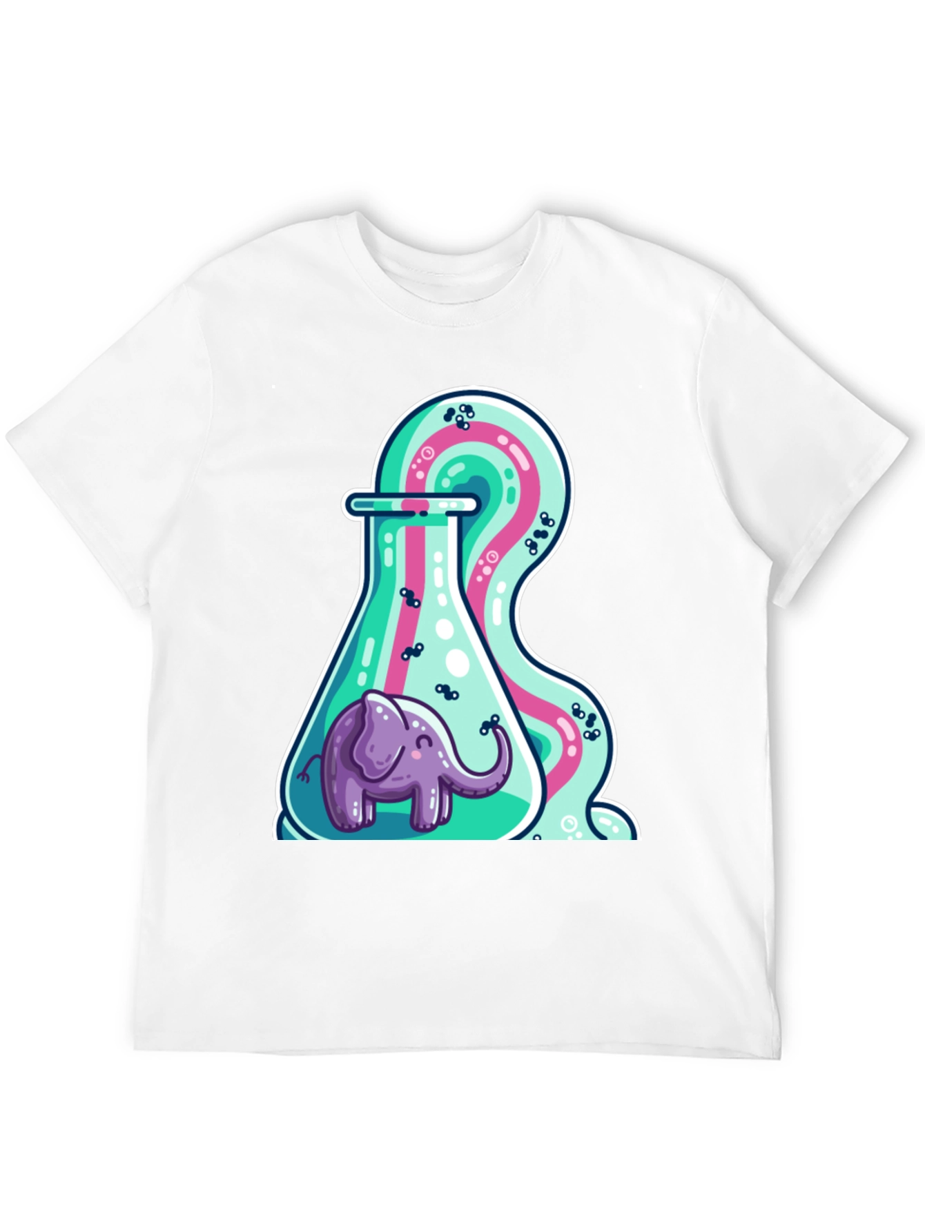 Elephant in Flask Graphic Tee