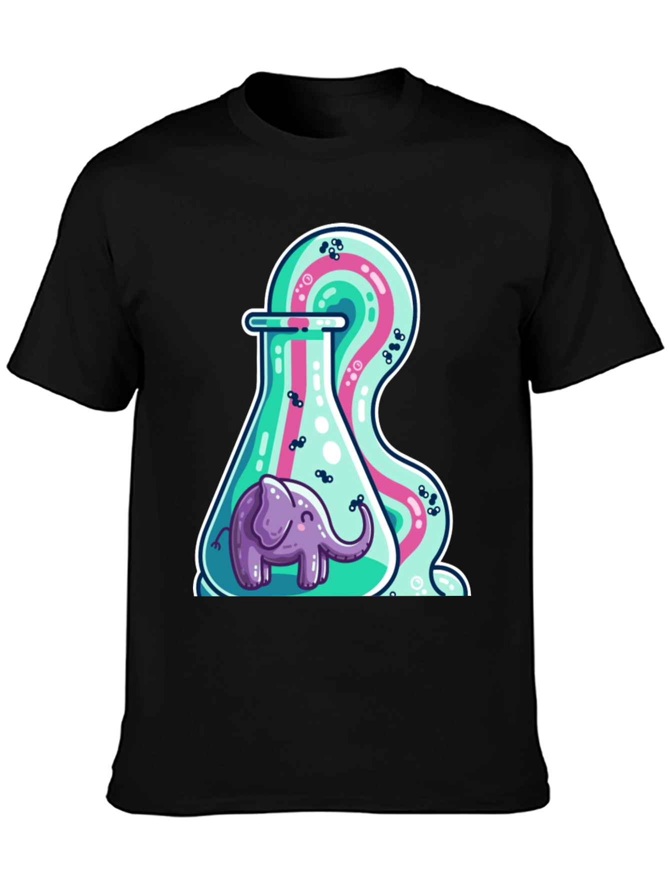 Elephant in Flask Graphic Tee