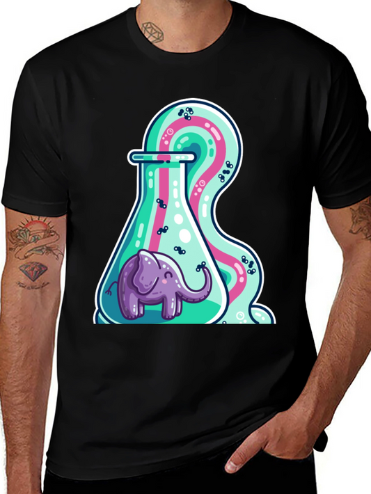 Elephant in Flask Graphic Tee