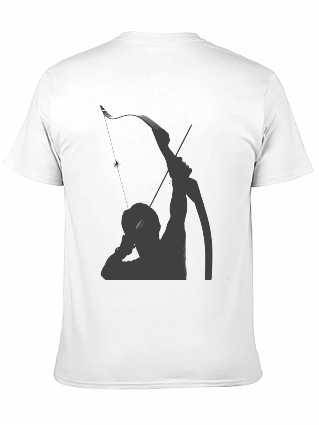 Archer Graphic Tee - Black Cotton Blend