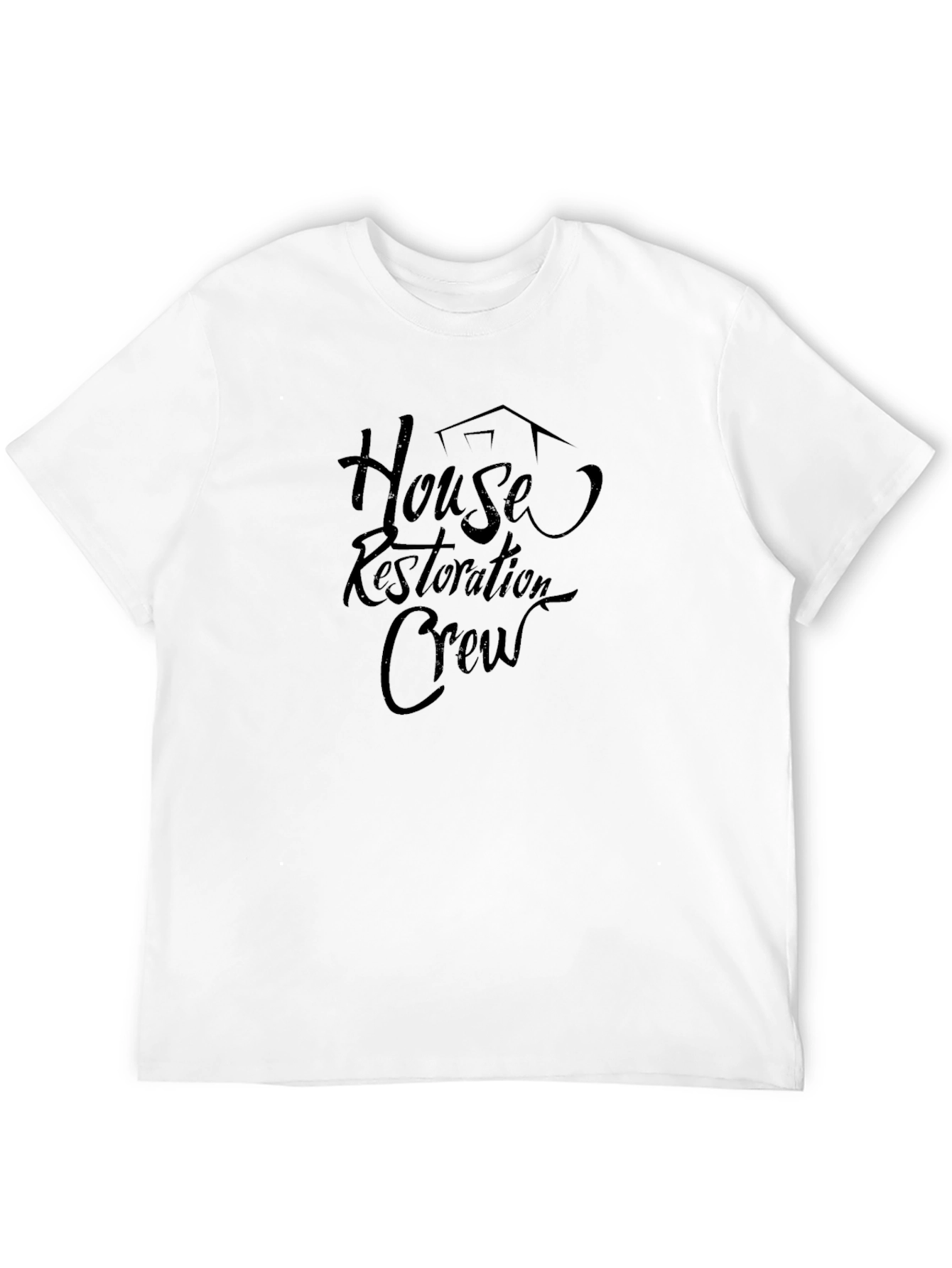 House Restoration Crew T-Shirt - Black Graphic Tee