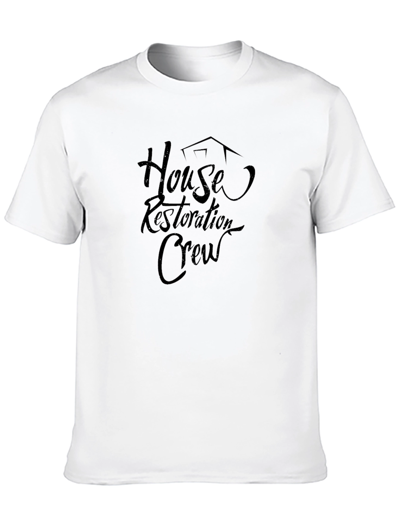 House Restoration Crew T-Shirt - Black Graphic Tee