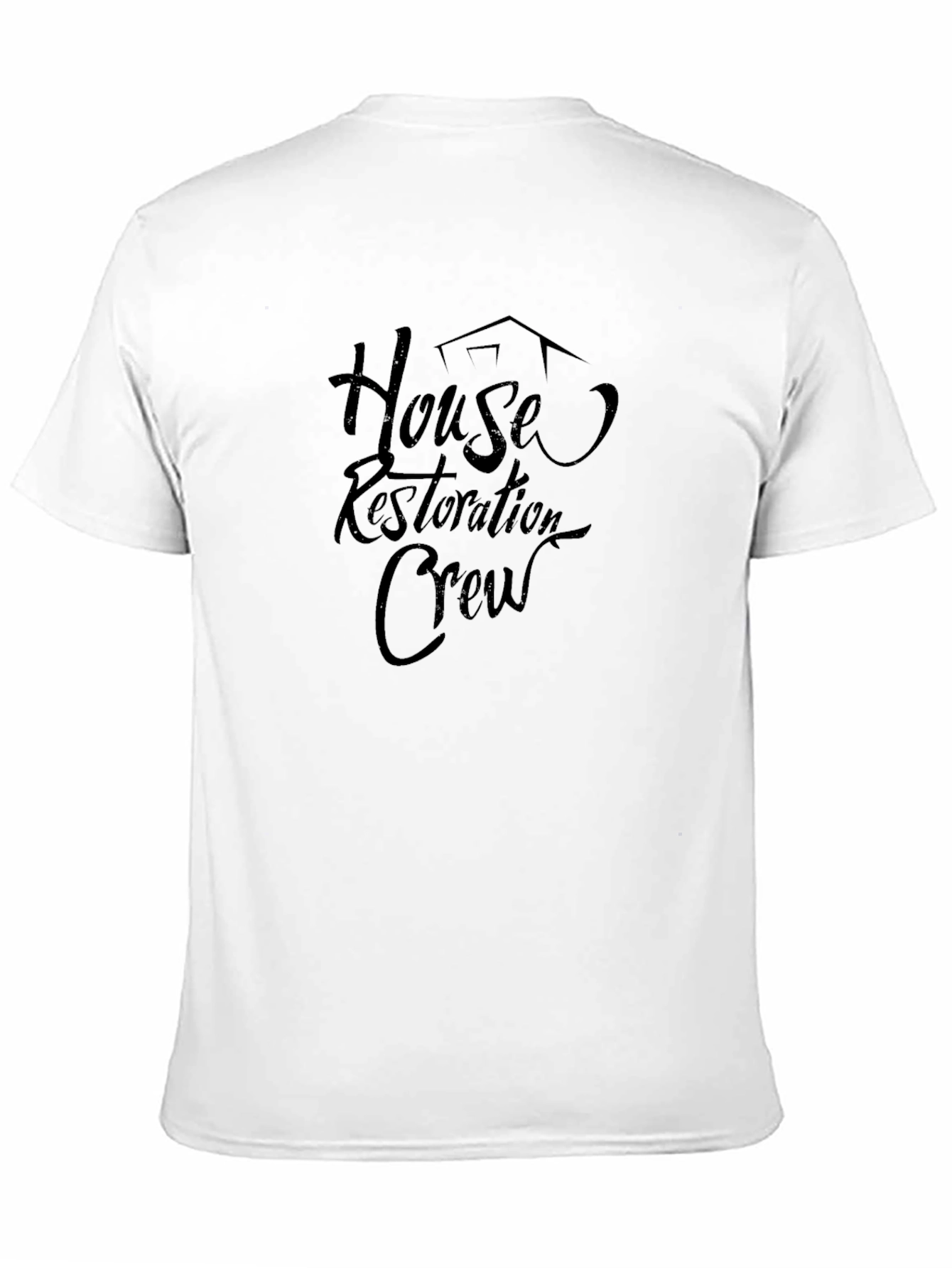 House Restoration Crew T-Shirt - Black Graphic Tee