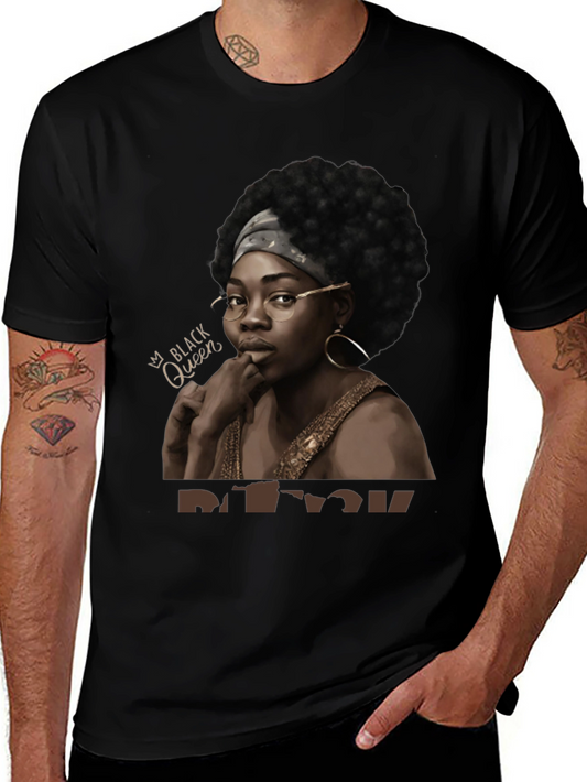 Black Queen Graphic Tee - Stylish Unisex T-Shirt