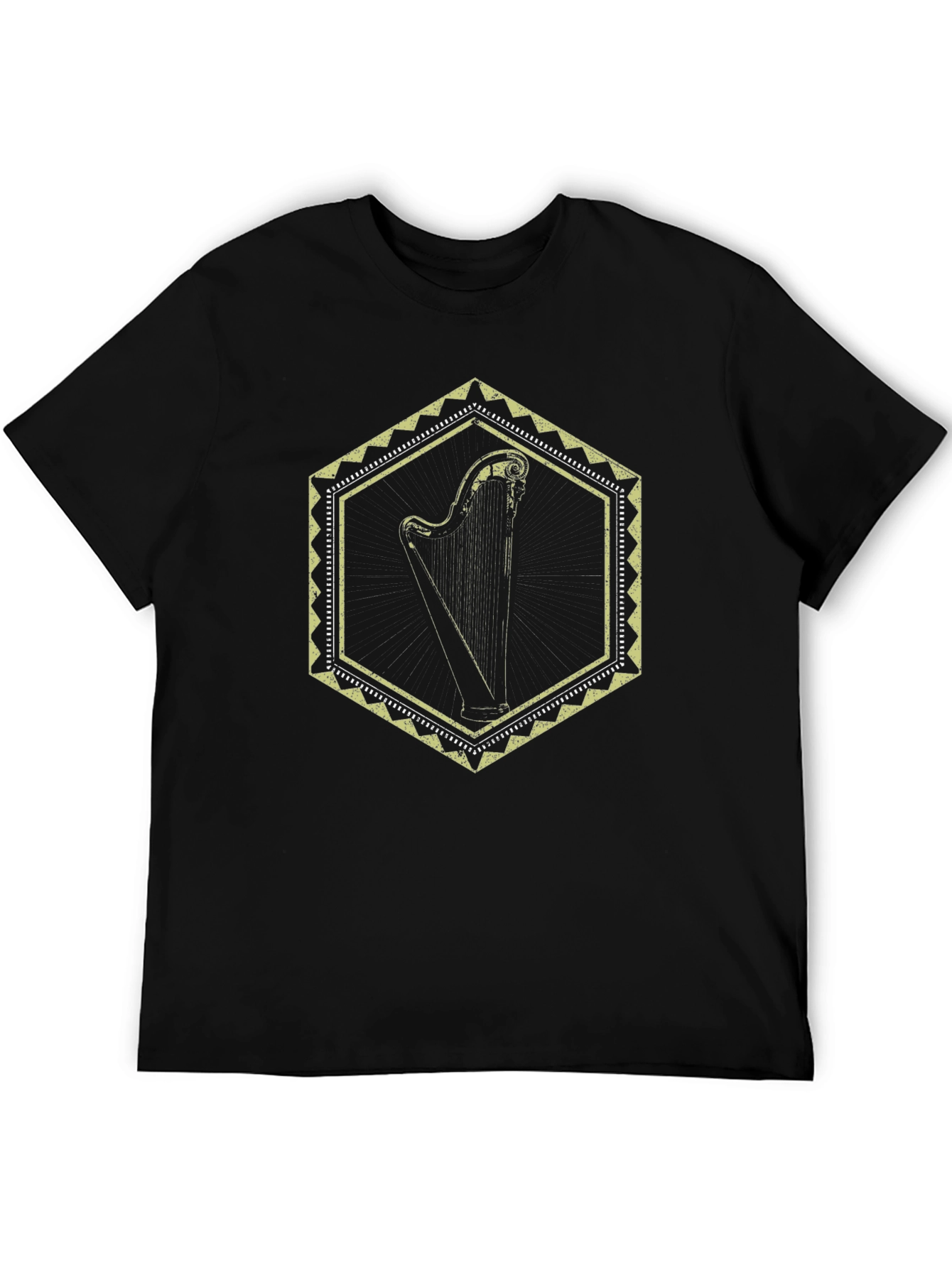 Harp Graphic Tee - Black