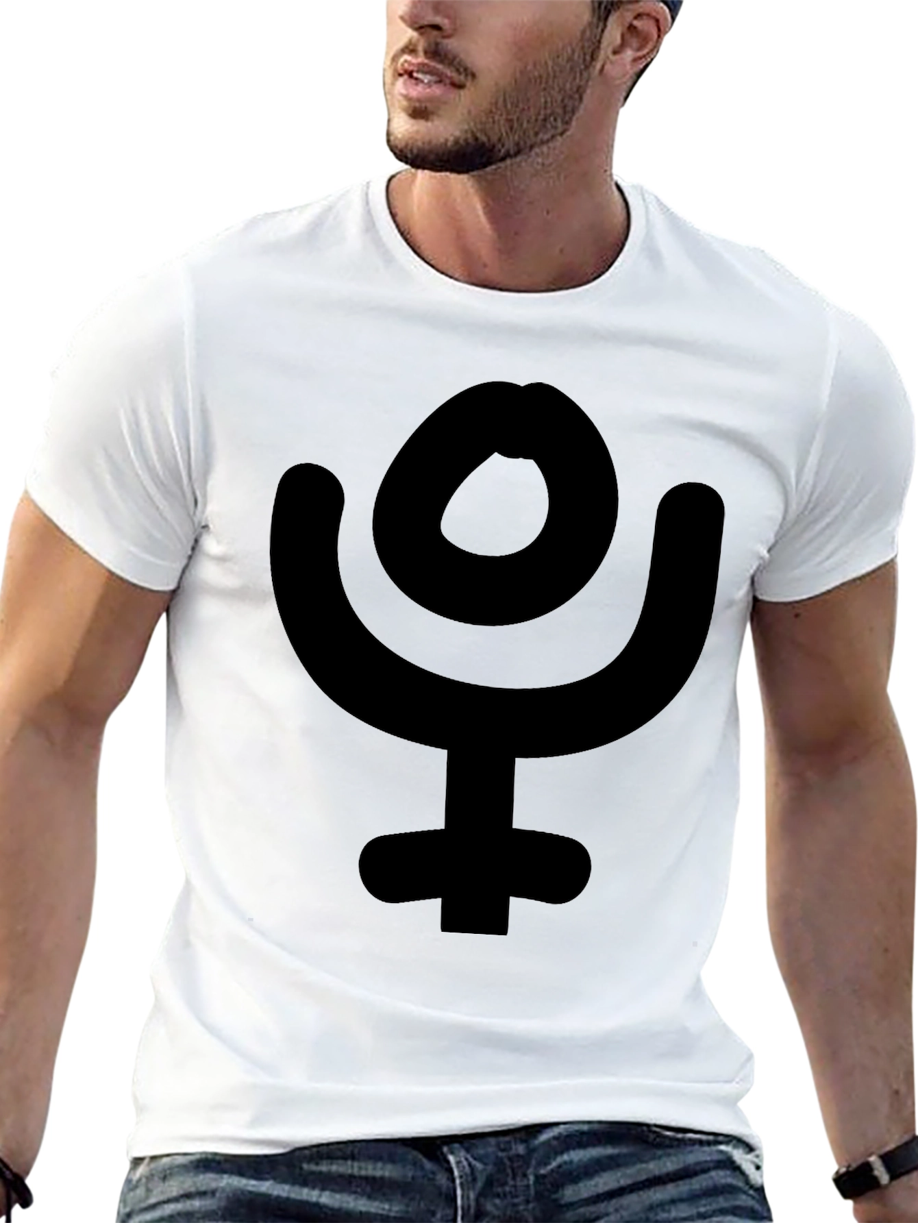 Pluto Symbol Graphic Tee - Black