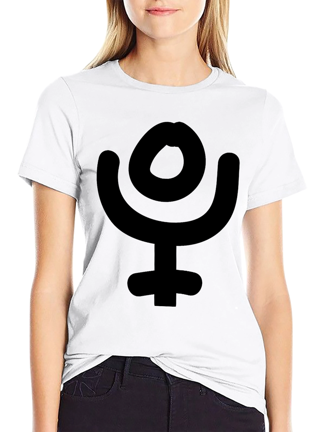 Pluto Symbol Graphic Tee - Black