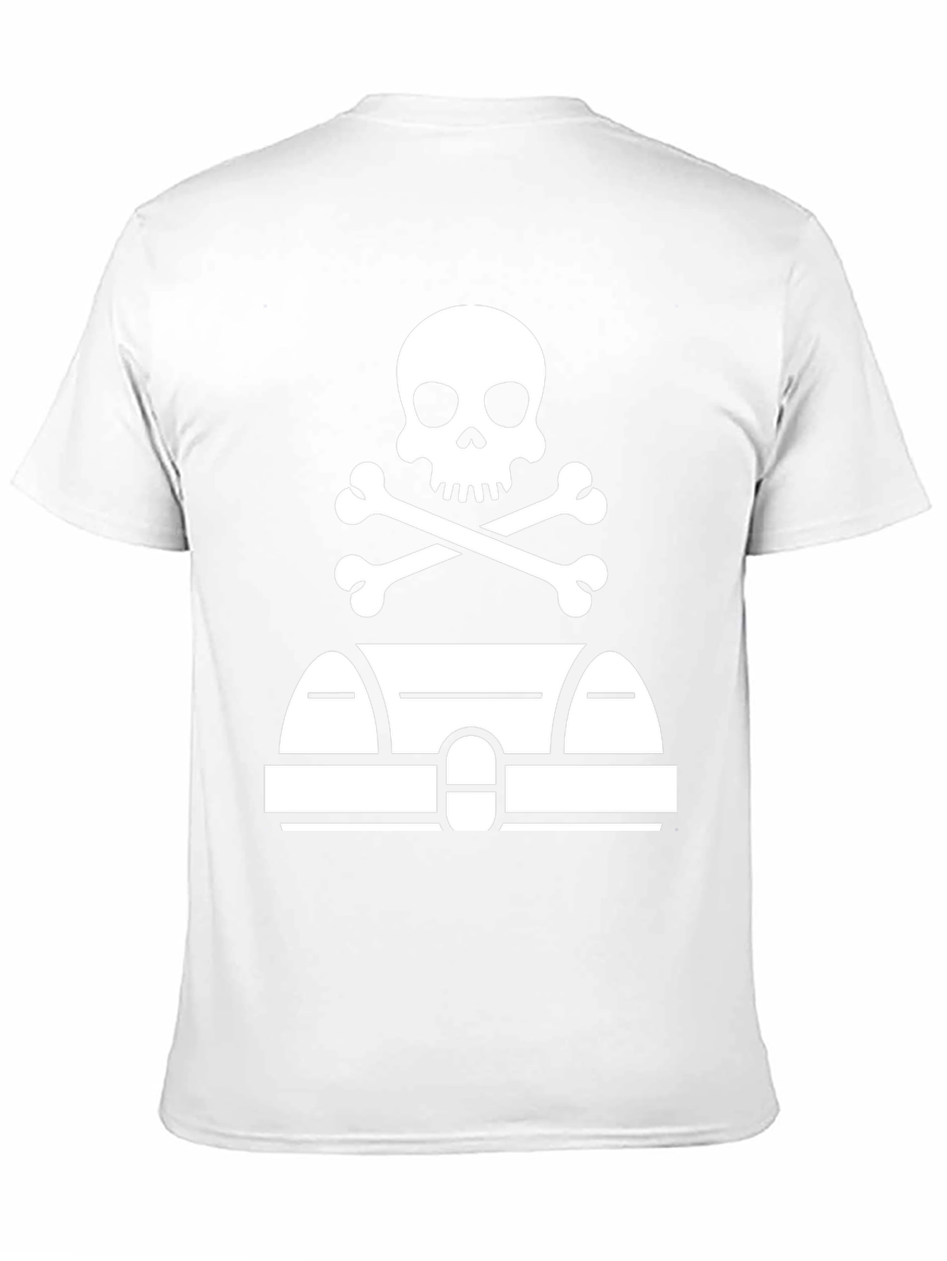 Pirate Tomb T-Shirt - Skull & Crossbones Graphic Tee