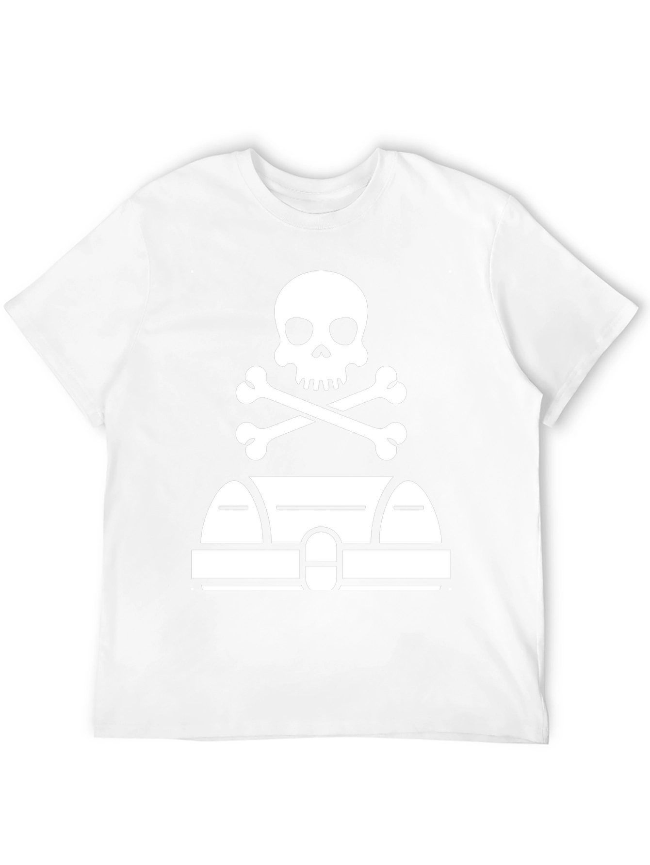Pirate Tomb T-Shirt - Skull & Crossbones Graphic Tee