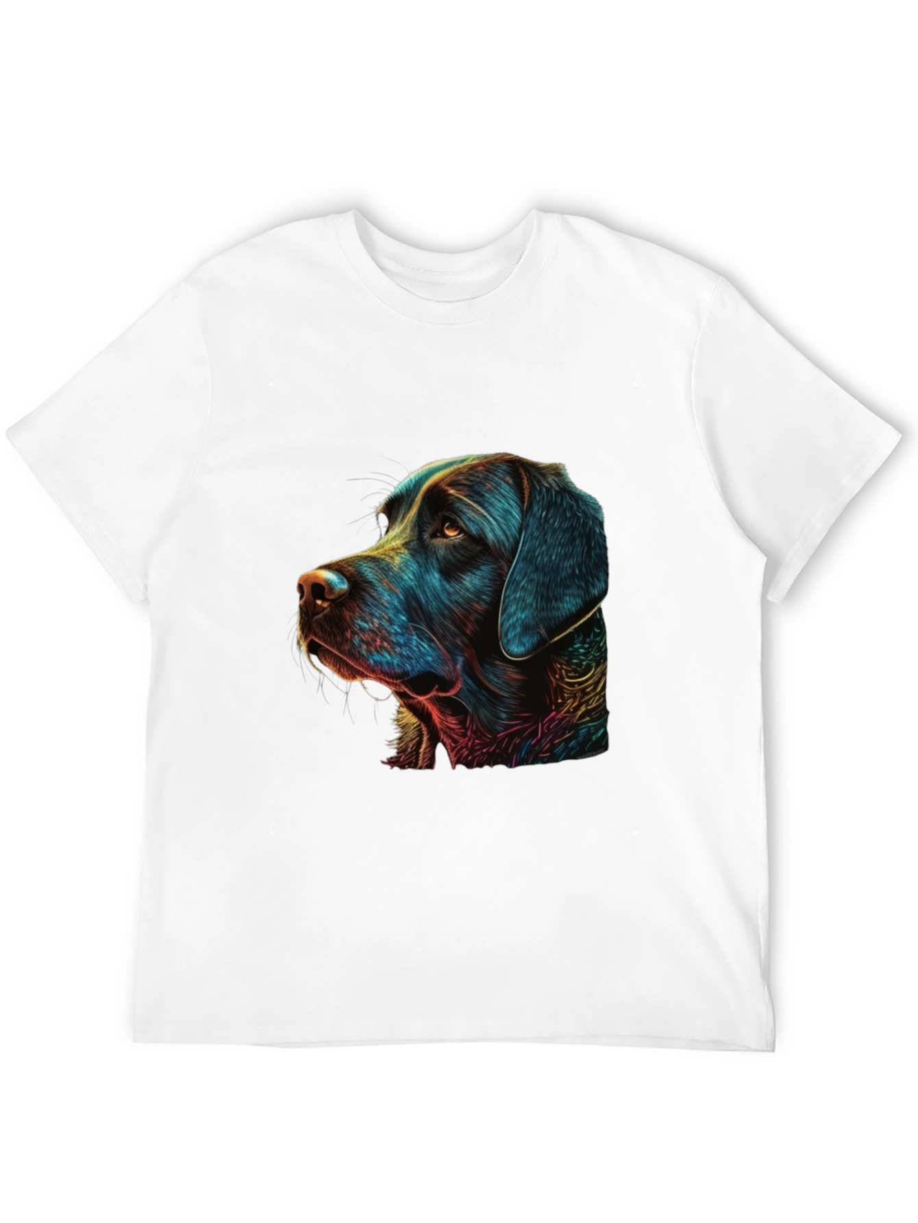 Cool Dog Graphic Black T-Shirt