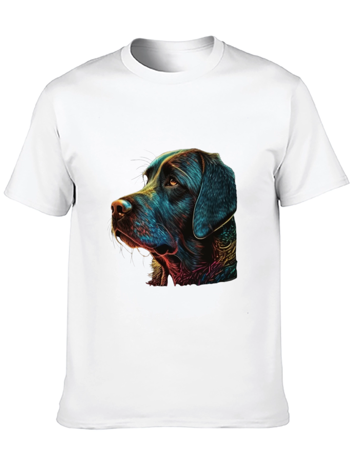 Cool Dog Graphic Black T-Shirt