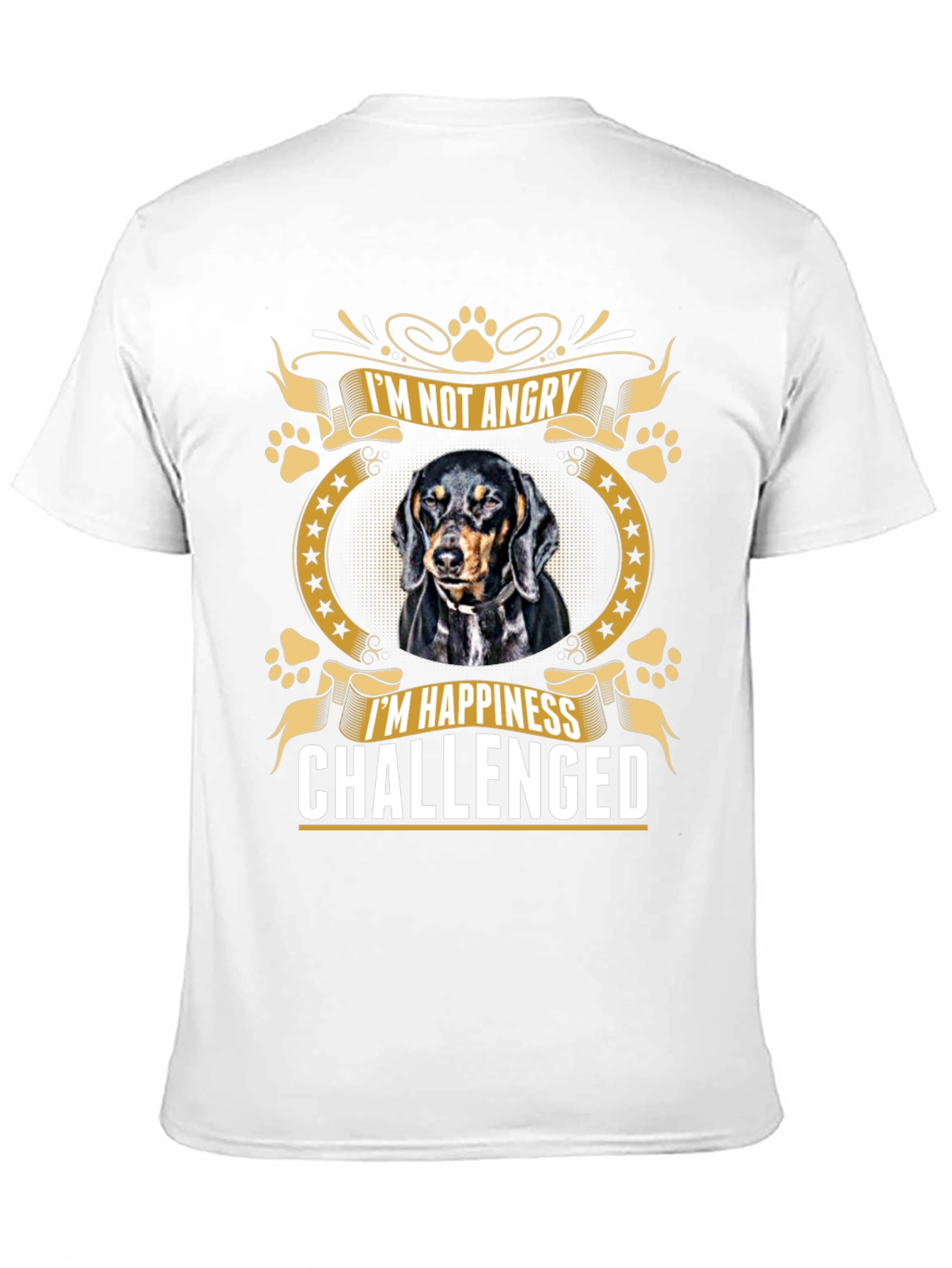 Im Not Angry T-Shirt: Dachshund Lovers Tee