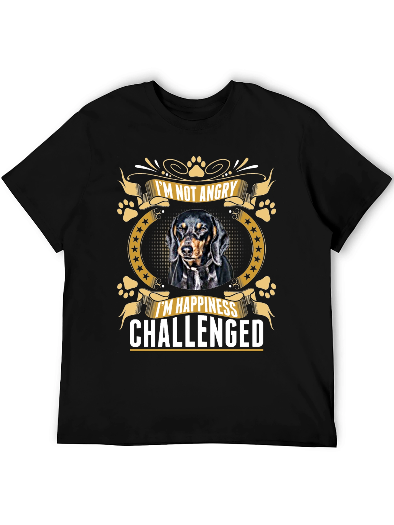 Im Not Angry T-Shirt: Dachshund Lovers Tee