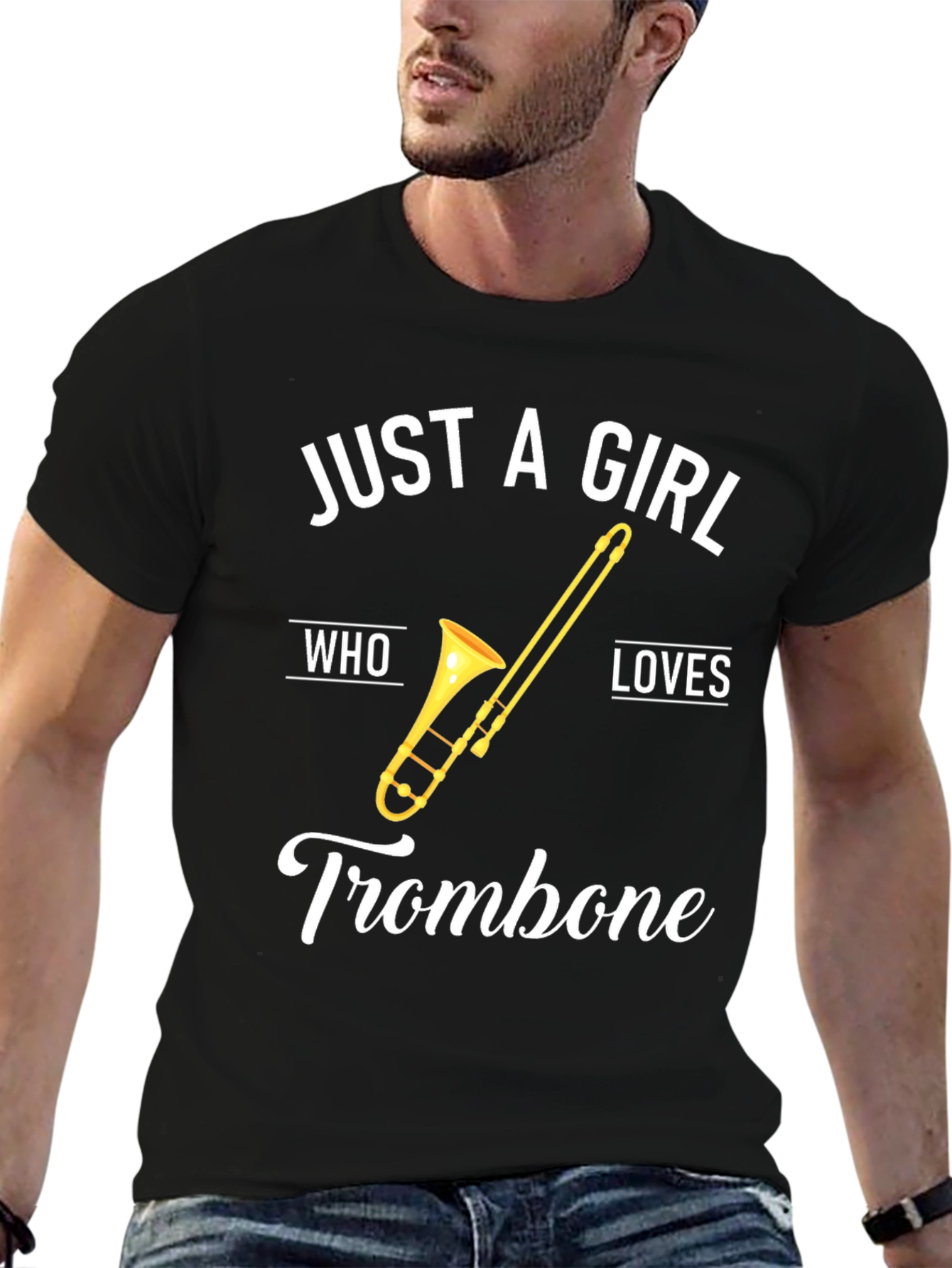 Just A Girl Who Loves Trombone T-Shirt