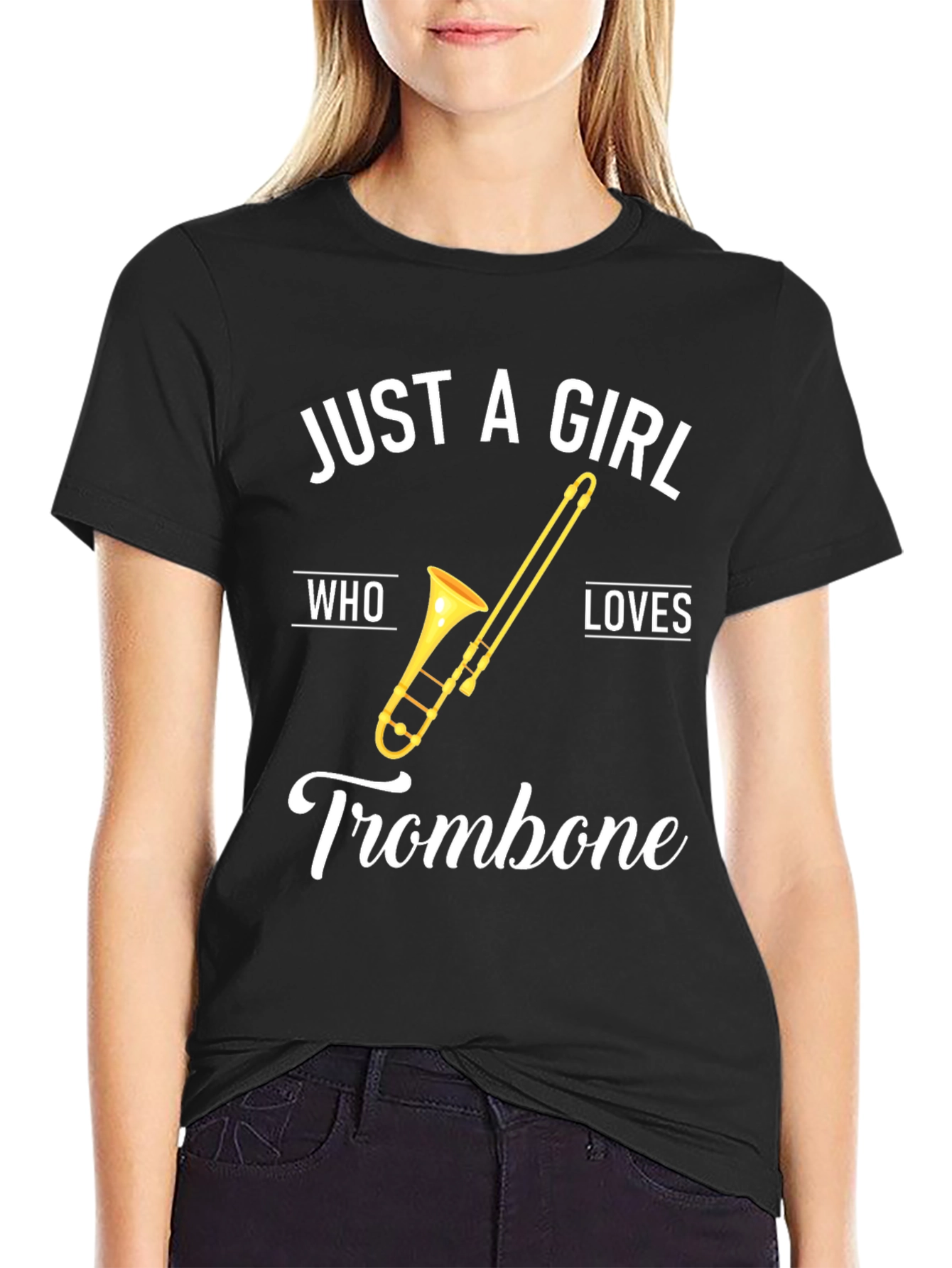 Just A Girl Who Loves Trombone T-Shirt