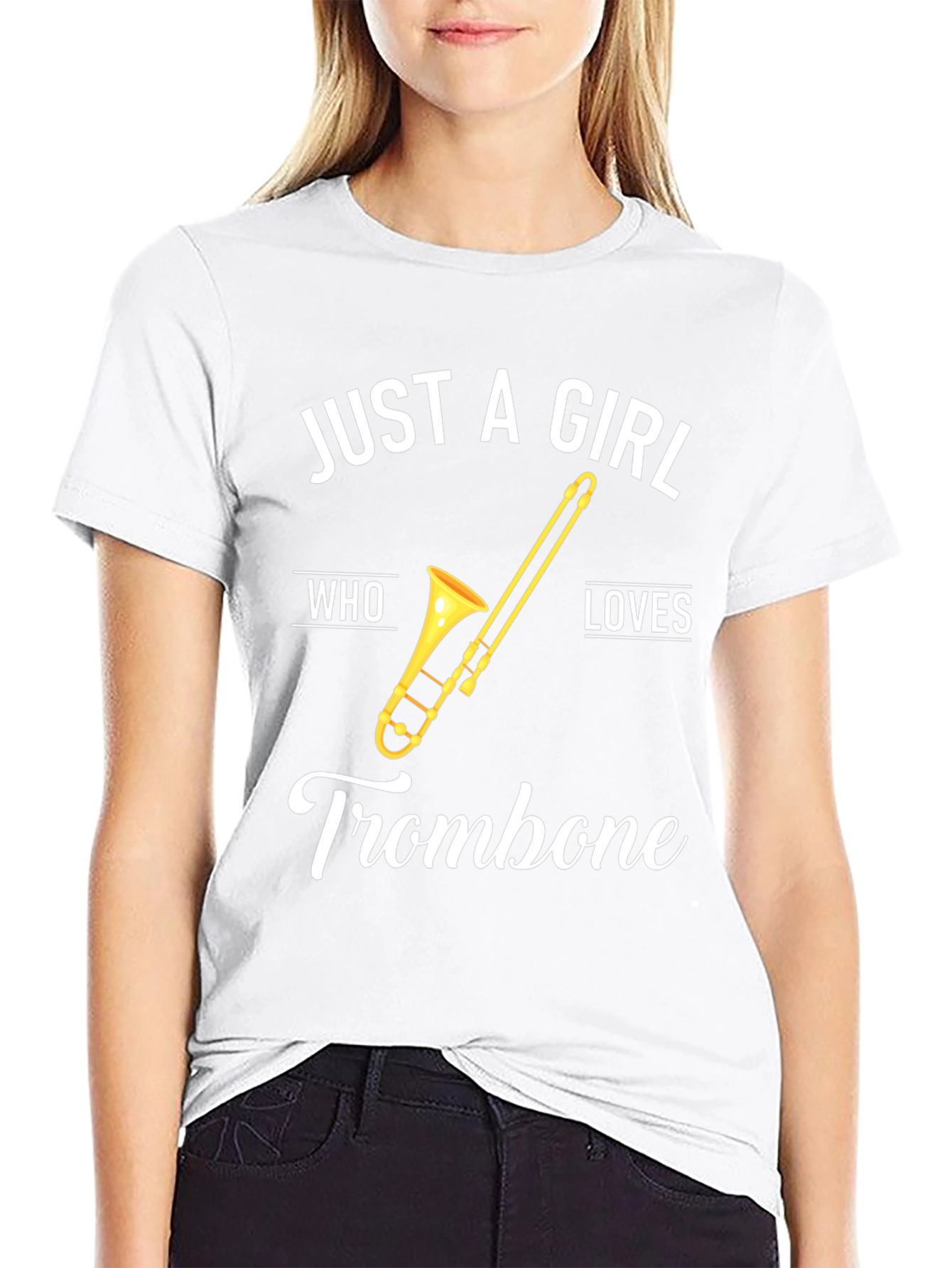 Just A Girl Who Loves Trombone T-Shirt