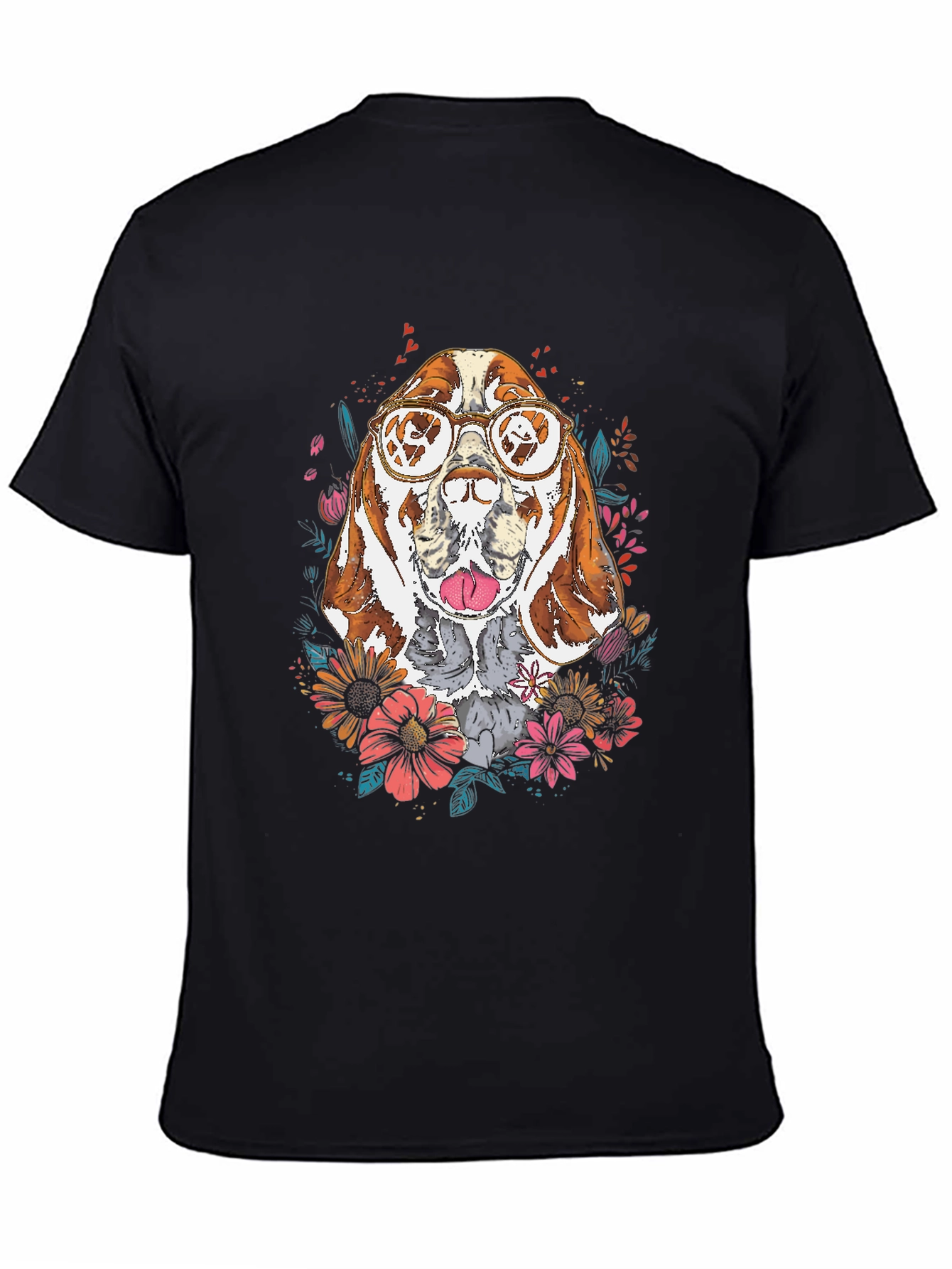 Dog with Glasses Graphic Tee