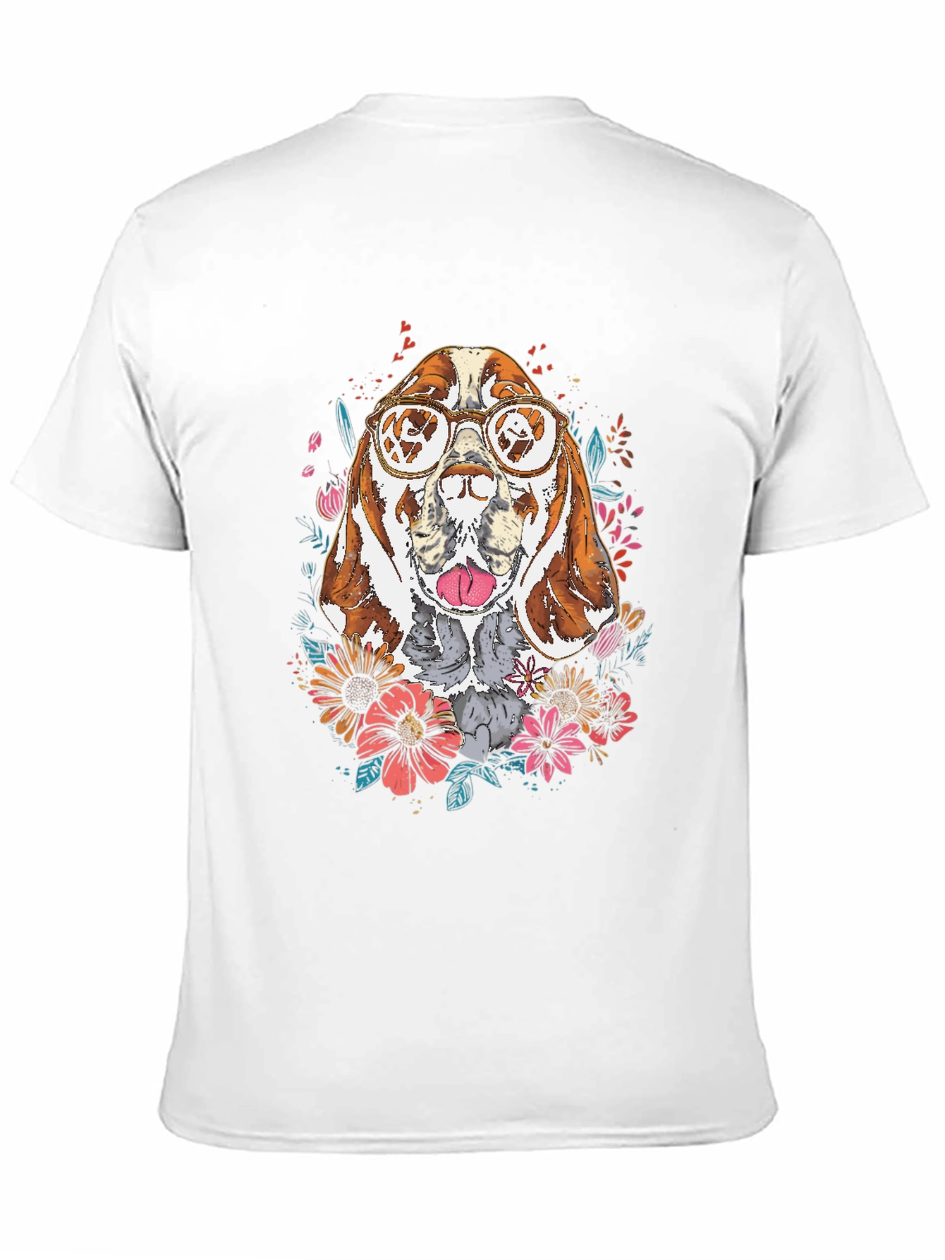 Dog with Glasses Graphic Tee