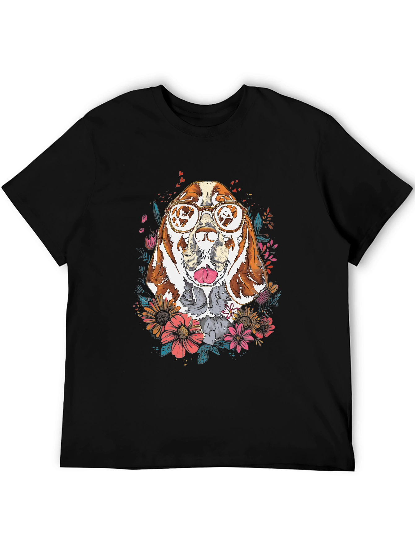 Dog with Glasses Graphic Tee