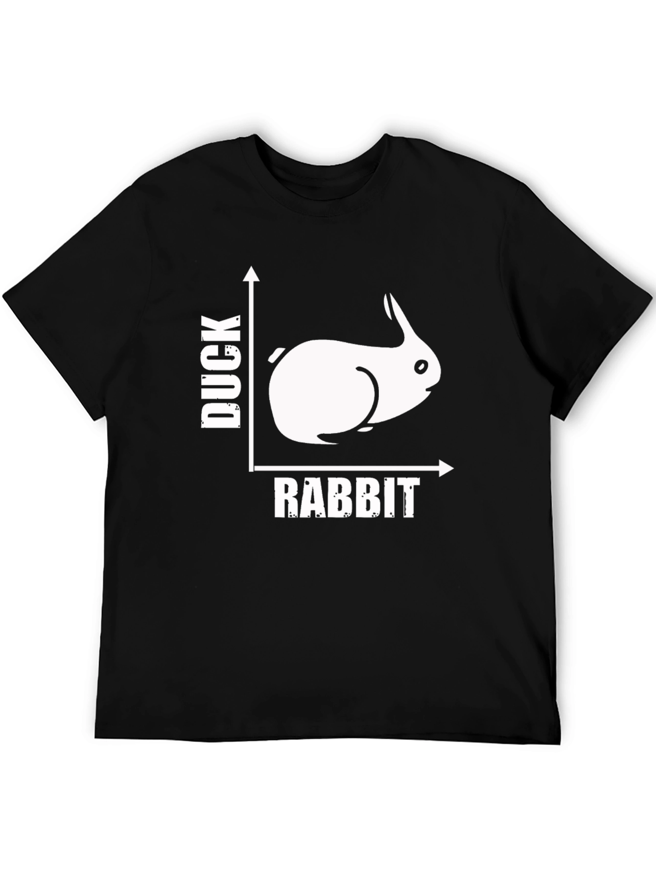 Duck Rabbit Illusion Graphic Tee - Mind-Bending Design