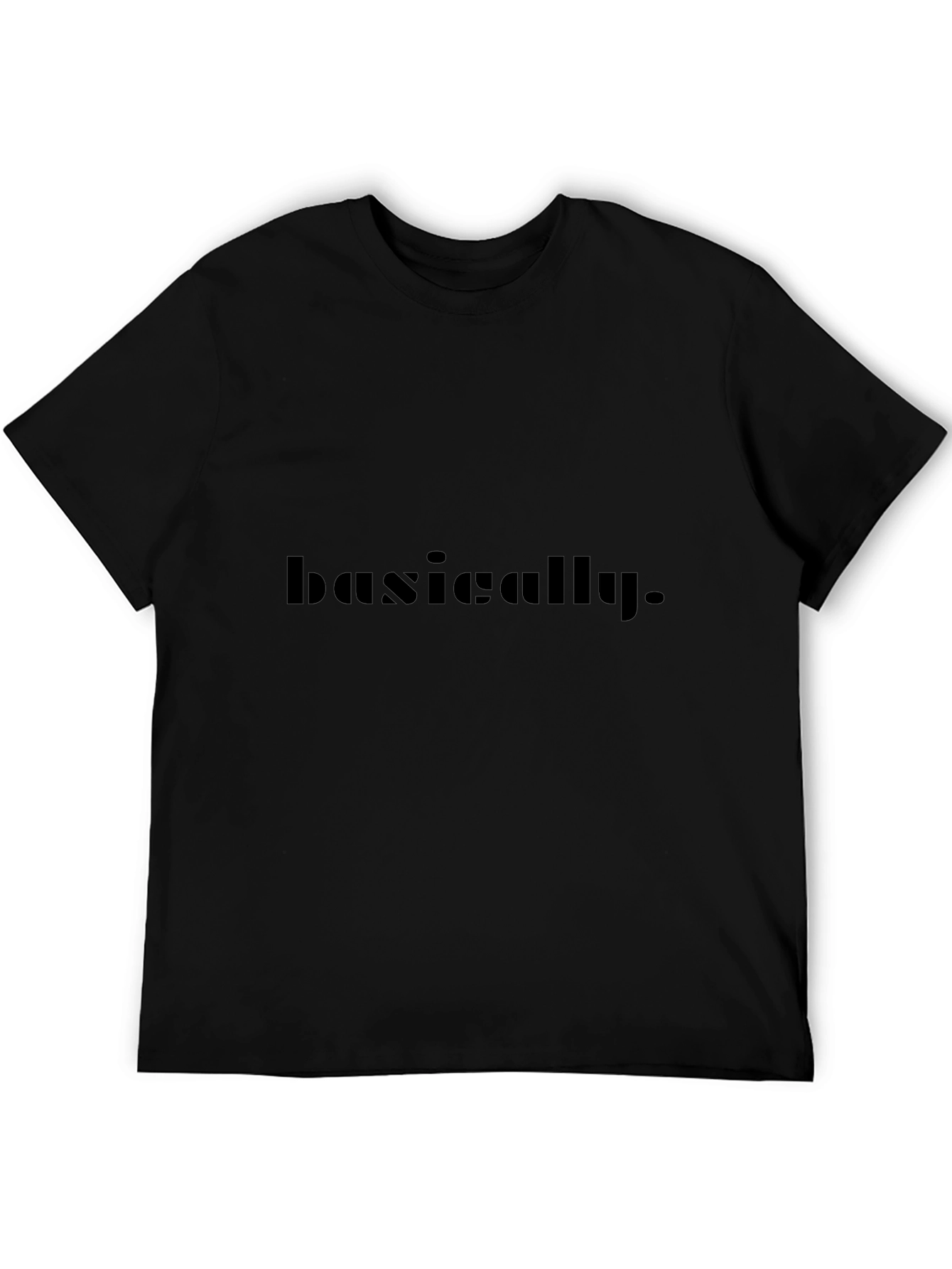 Basically Black Graphic Tee