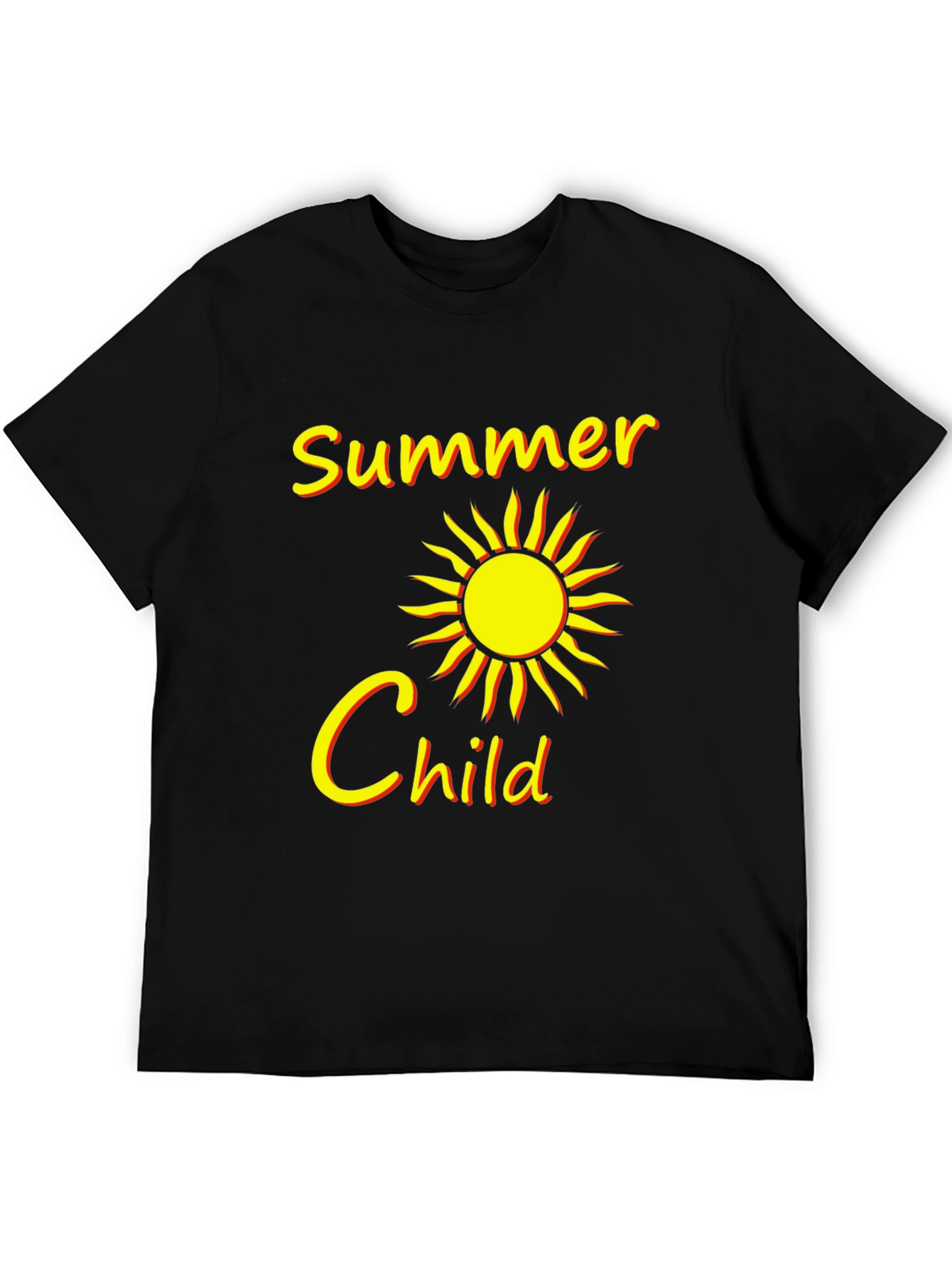 Summer Child Black Graphic Tee