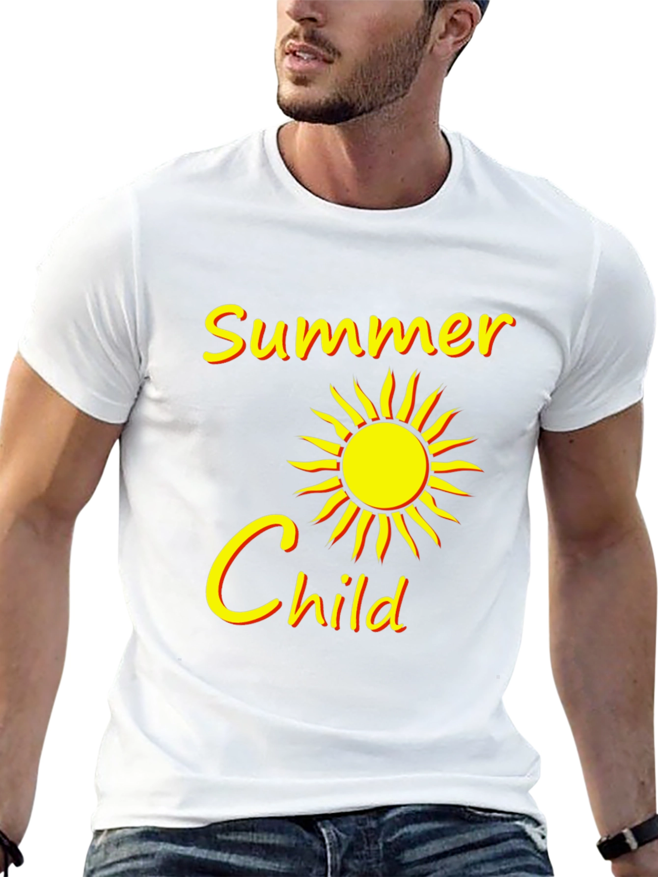 Summer Child Black Graphic Tee