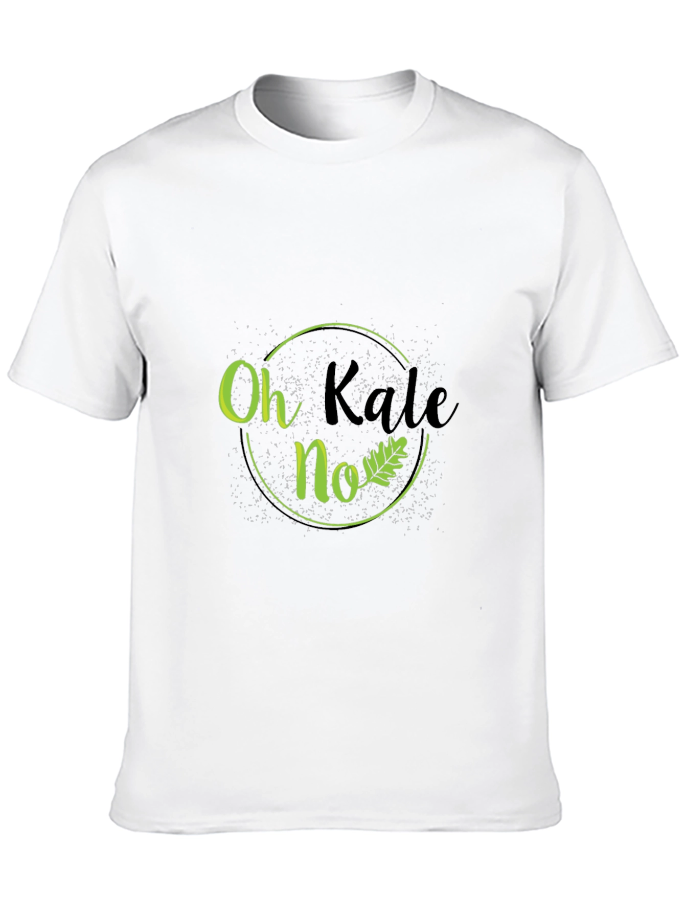 Oh Kale No T-Shirt - Funny Vegetarian Vegan Tee