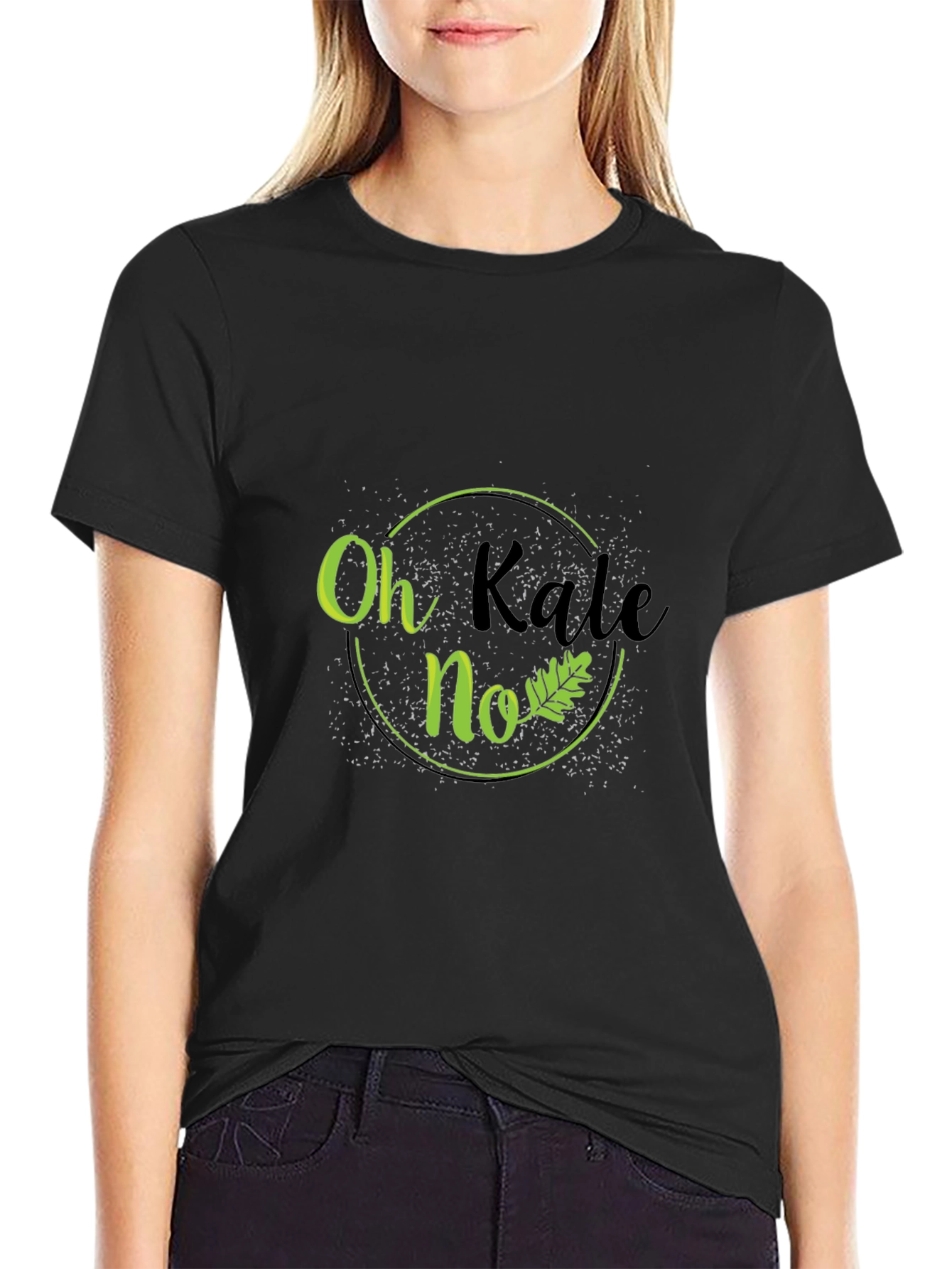 Oh Kale No T-Shirt - Funny Vegetarian Vegan Tee