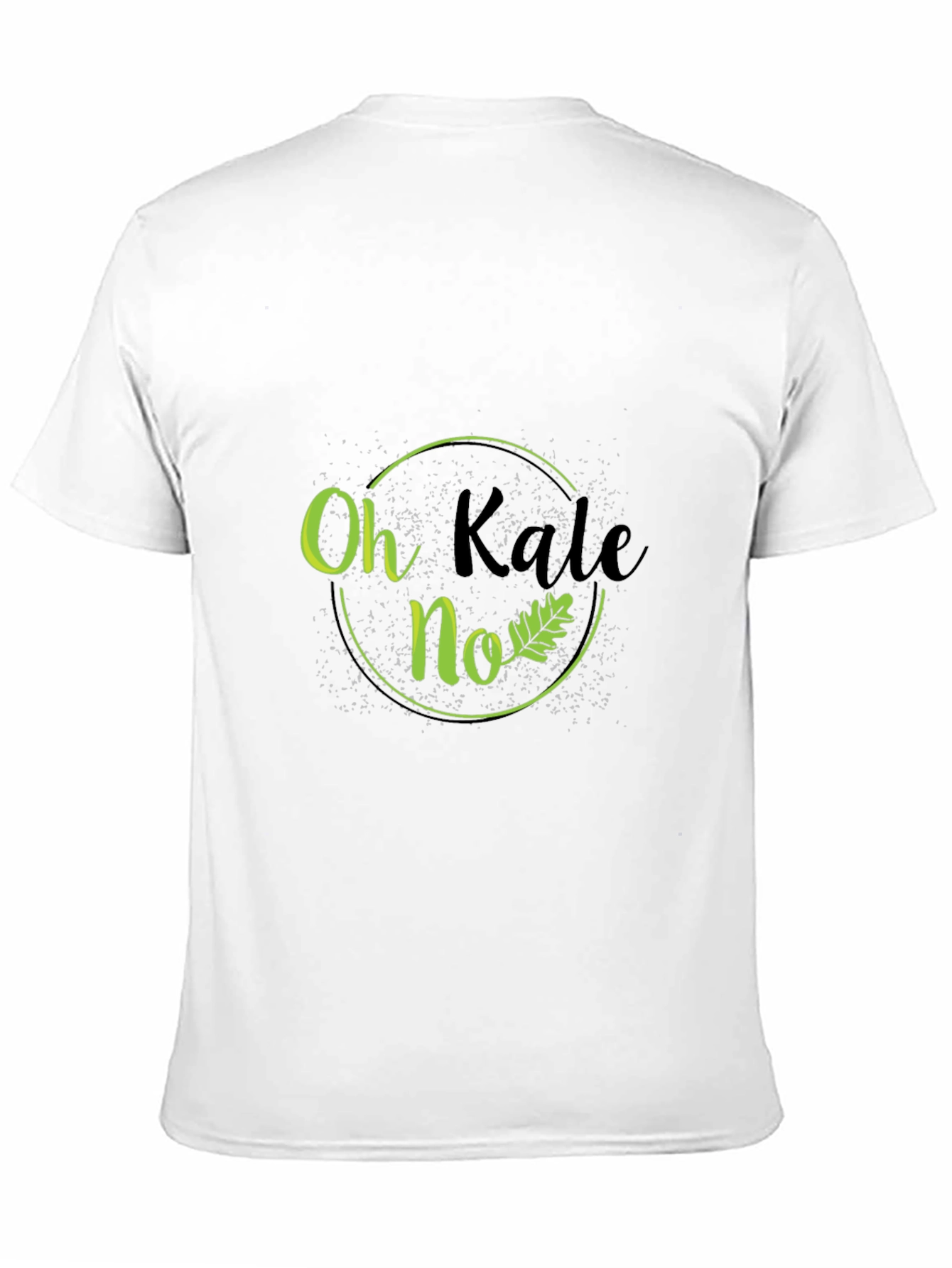 Oh Kale No T-Shirt - Funny Vegetarian Vegan Tee