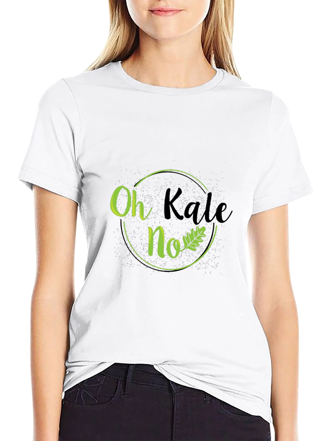 Oh Kale No T-Shirt - Funny Vegetarian Vegan Tee