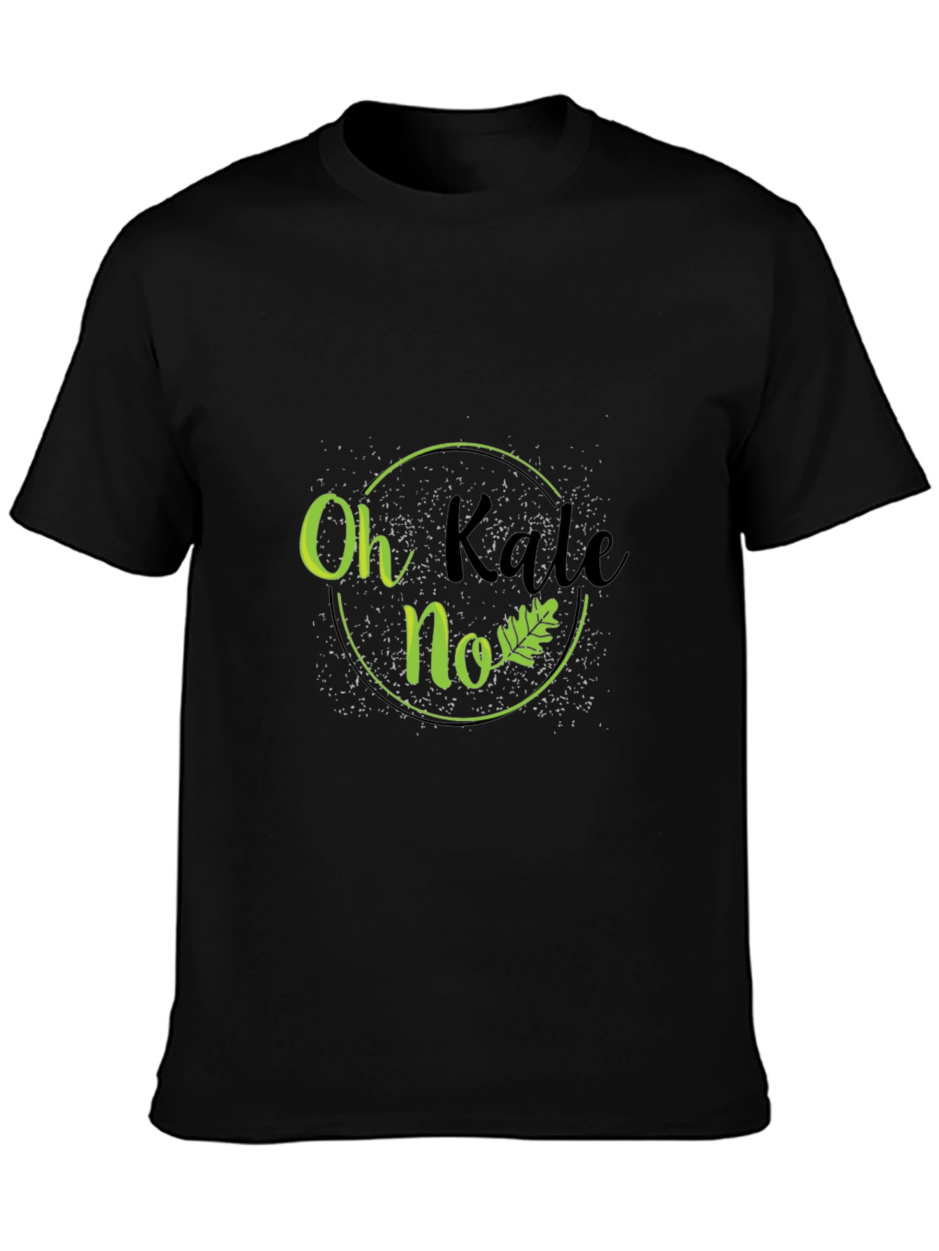 Oh Kale No T-Shirt - Funny Vegetarian Vegan Tee