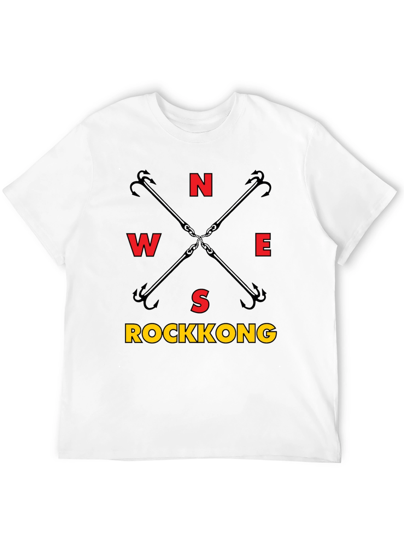 Rockkong Compass Black T-Shirt