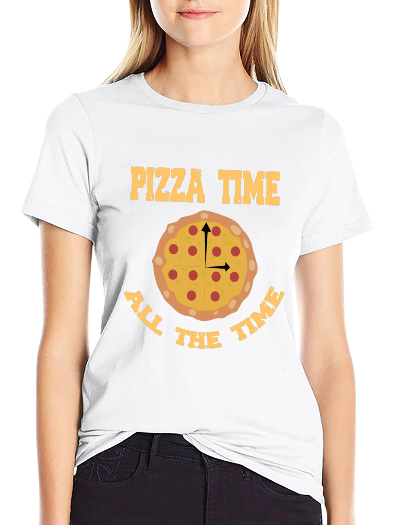 Pizza Time All The Time Graphic Tee