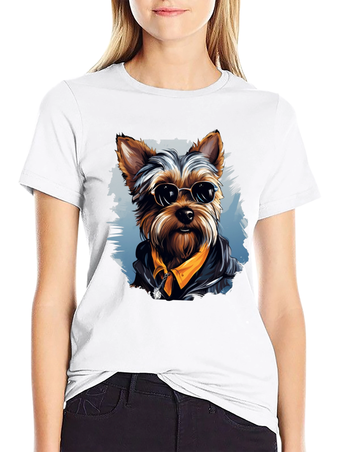 Cool Dog Graphic T-Shirt - Stylish Canine Tee