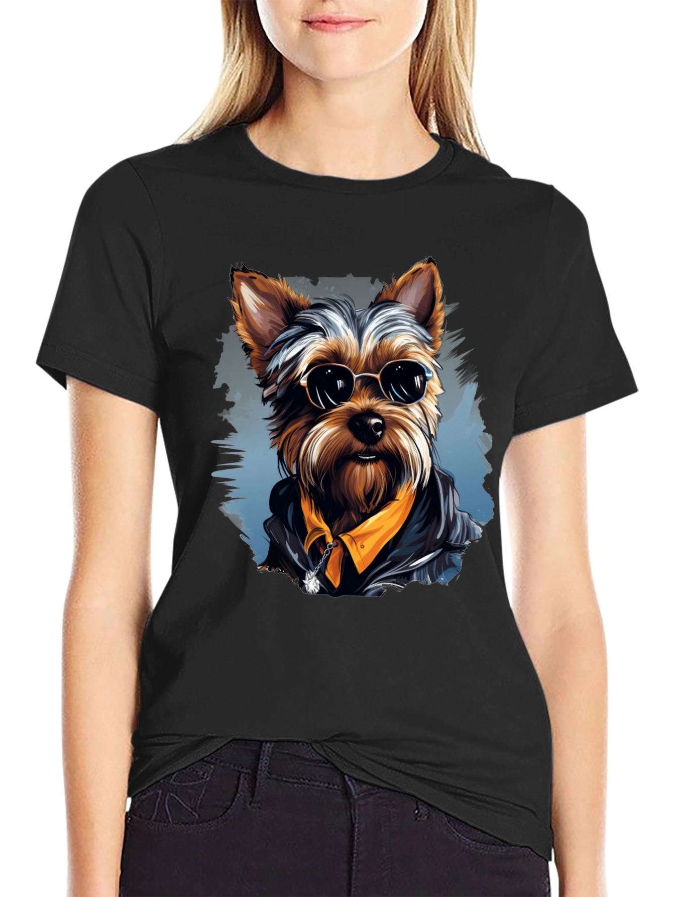 Cool Dog Graphic T-Shirt - Stylish Canine Tee