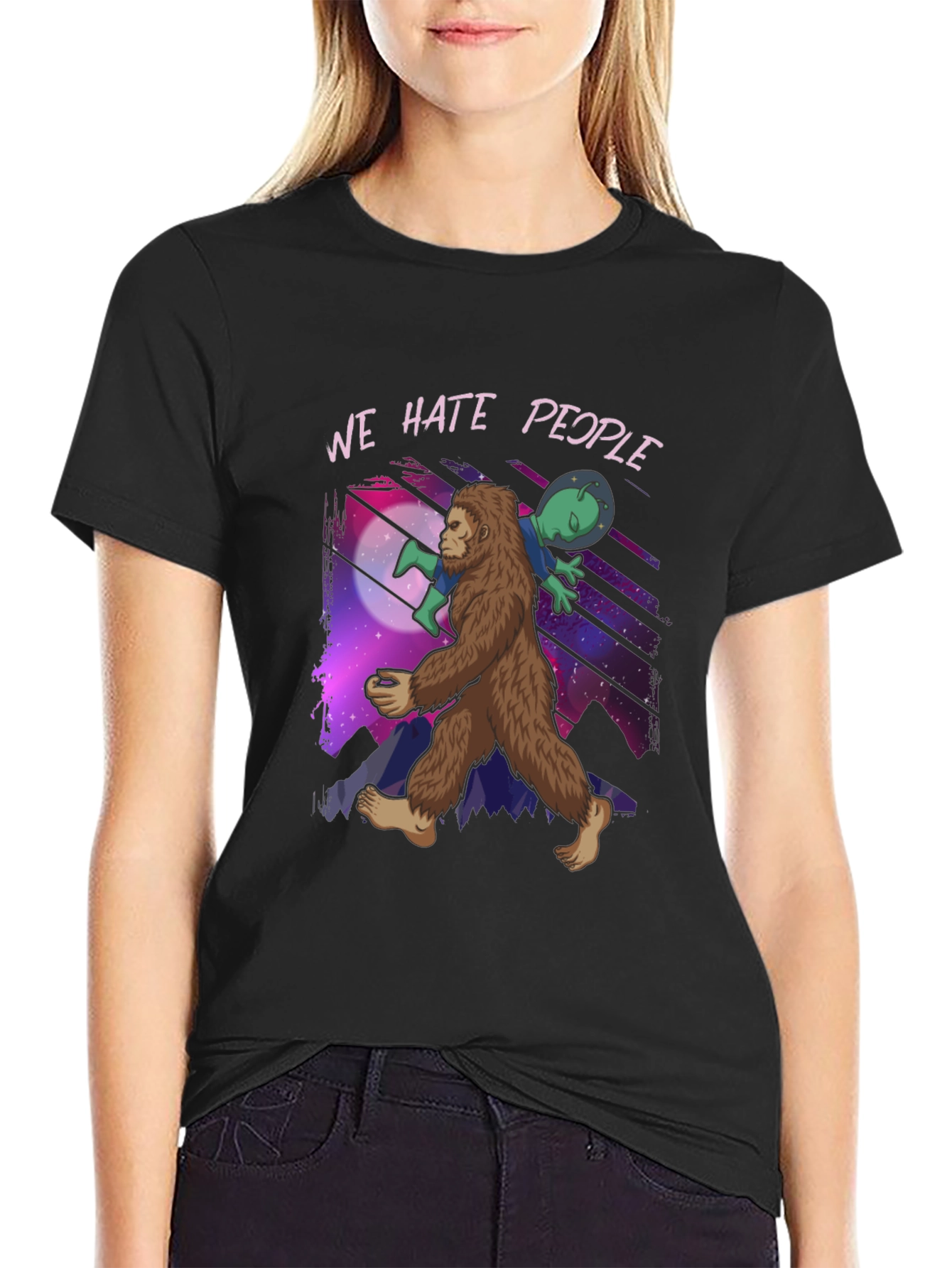 We Hate People Graphic T-Shirt