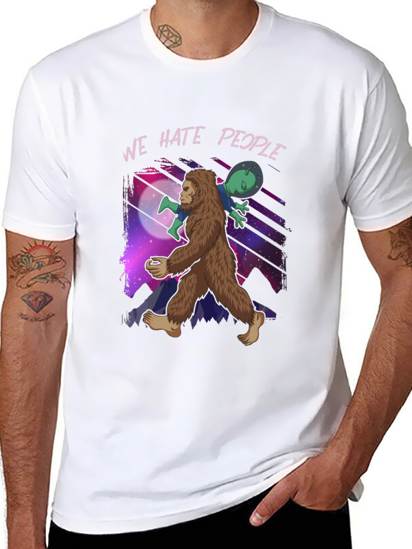 We Hate People Graphic T-Shirt