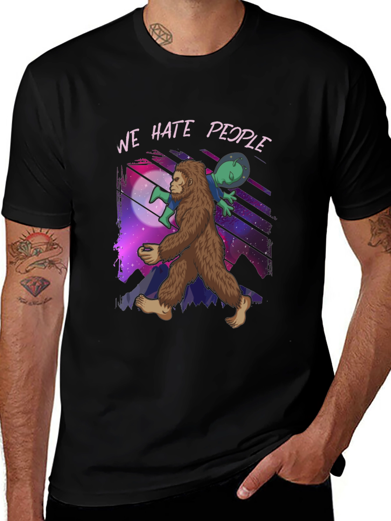 We Hate People Graphic T-Shirt